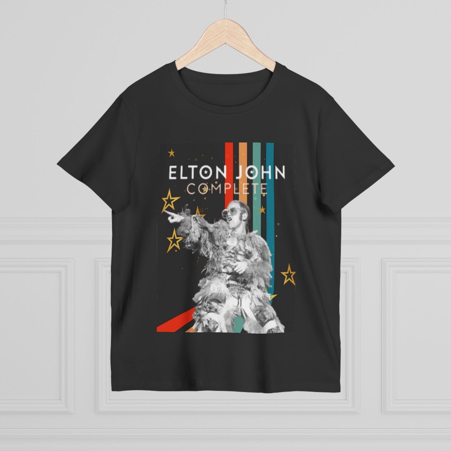 Rock and Roll Tee- Elton, Gifts, Music t-shirt, print on demand, soft material
