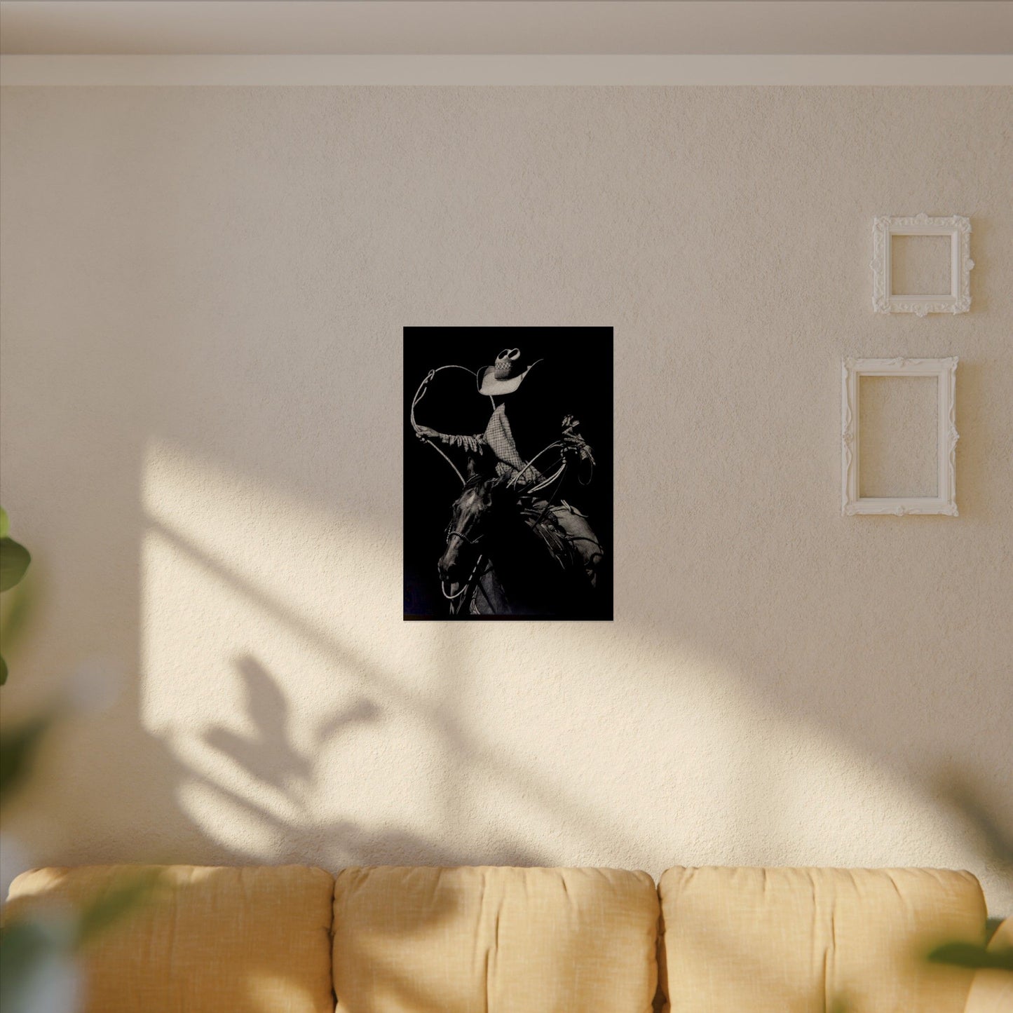 Cattle Chasers – Western Textured Watercolor Matte Posters