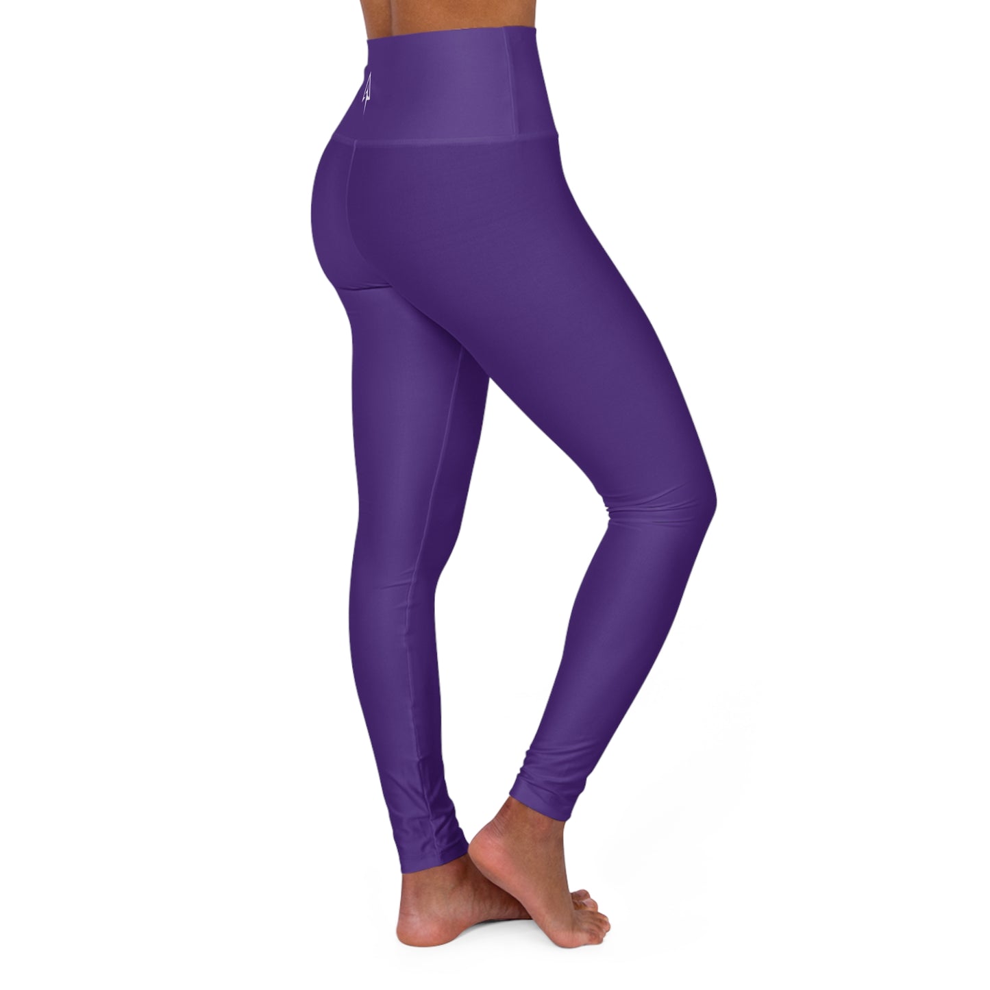 Royal Purple High Waisted Yoga Leggings - Purple, Comfortable Activewear, Fitness Pants, Ideal for Gym, Yoga, and Weekend Brunch