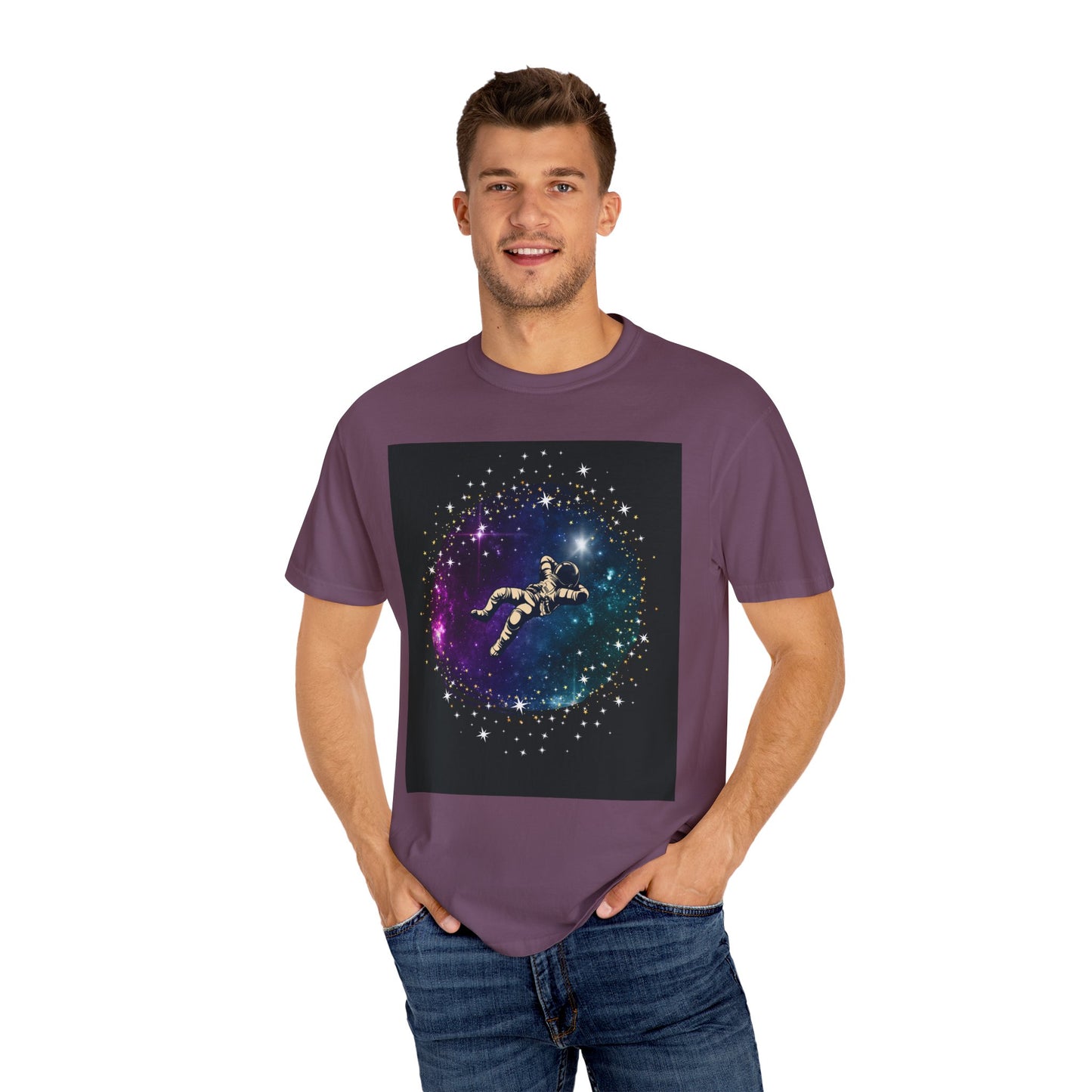 No Gravity Astronaut Graphic T-Shirt, Space Lover Tee, Unisex Casual Wear, Gift for Astronomy Enthusiasts, Cool Space Art Shirt