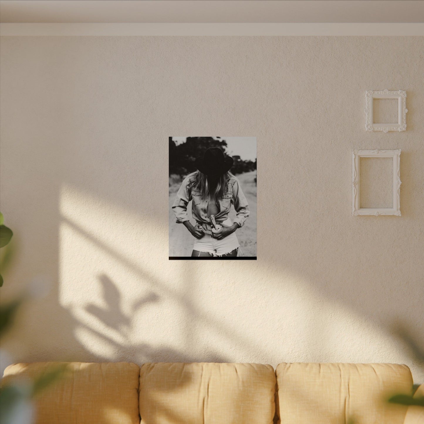 Denim Dreamer– Western Textured Watercolor Matte Posters