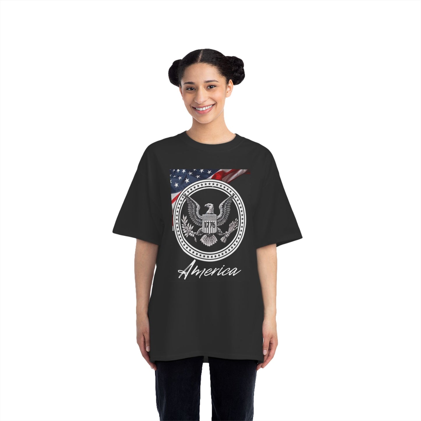 American Patriot T-Shirt | America 1776 Design, Fourth of July Shirt, Independence Day Tee, Memorial Day Top, Gift for Veterans