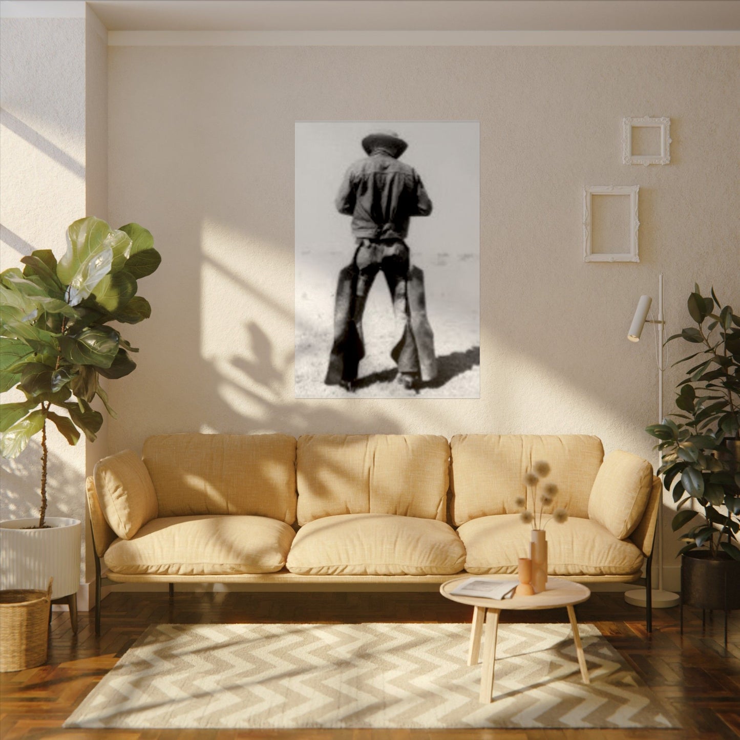 Chaps My Biscuits – Western Textured Watercolor Matte Posters