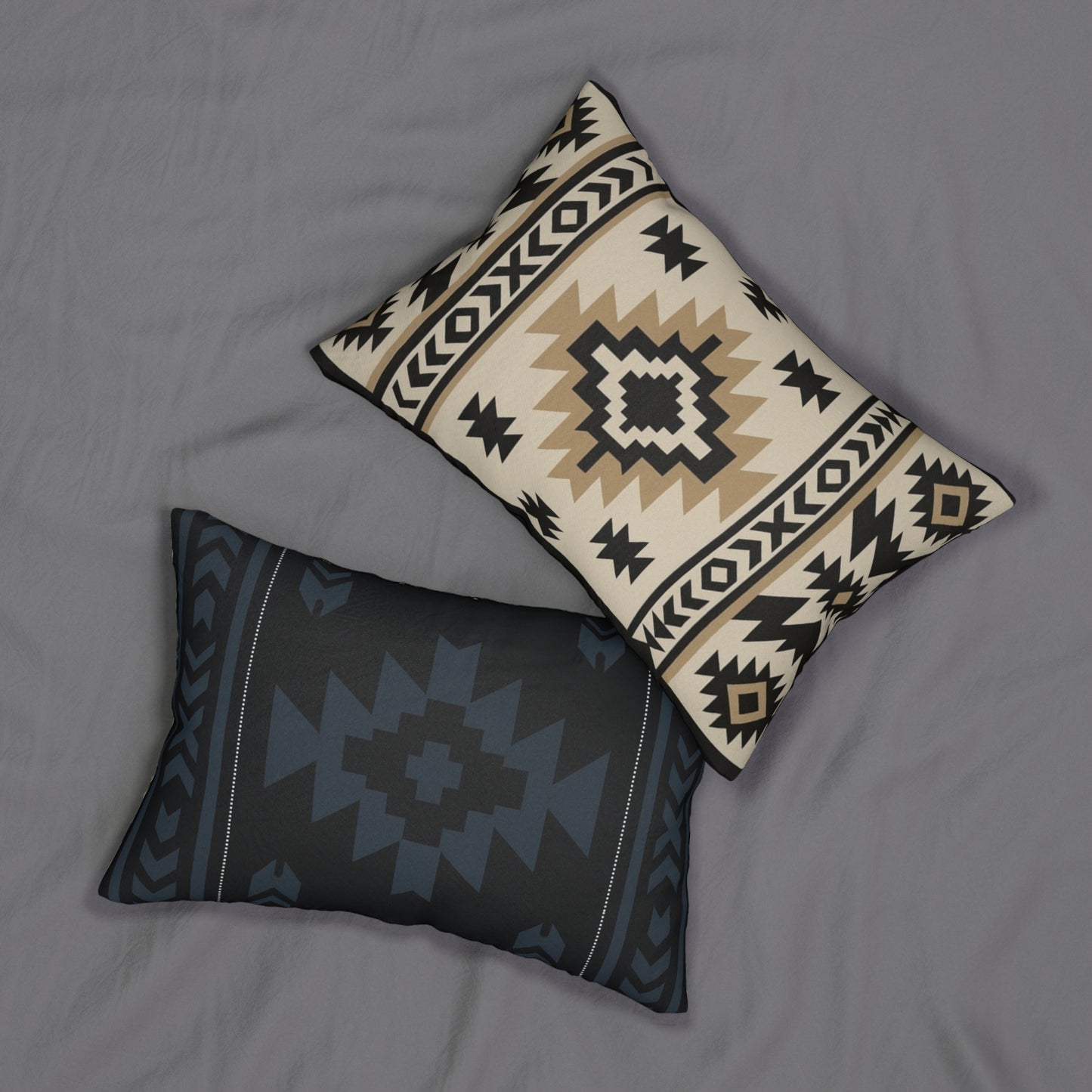 2 In 1 Western Pattern Lumbar Pillow, Farmhouse Decor, Cozy Home Accent, Unique Gift for Animal Lovers, Boho Cushion