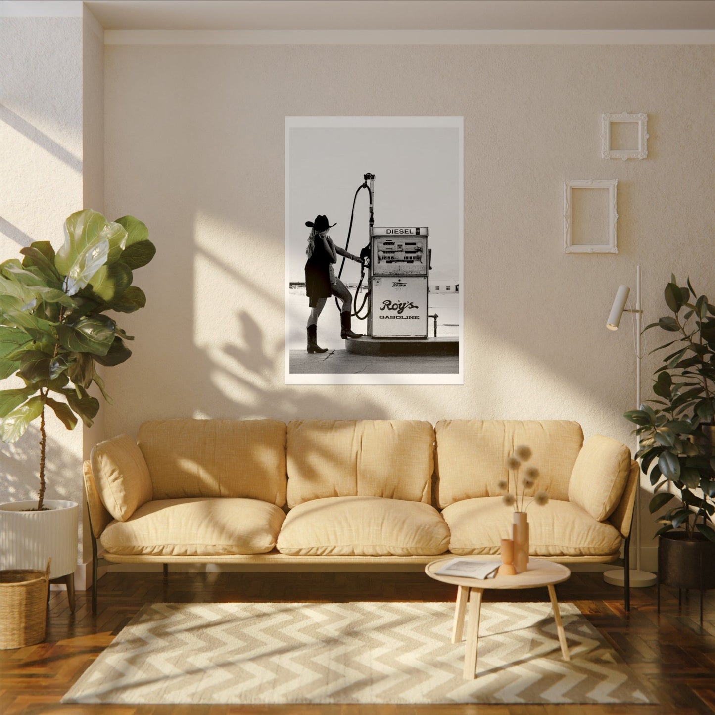 High Noon Fill Up— Western Textured Watercolor Matte Posters