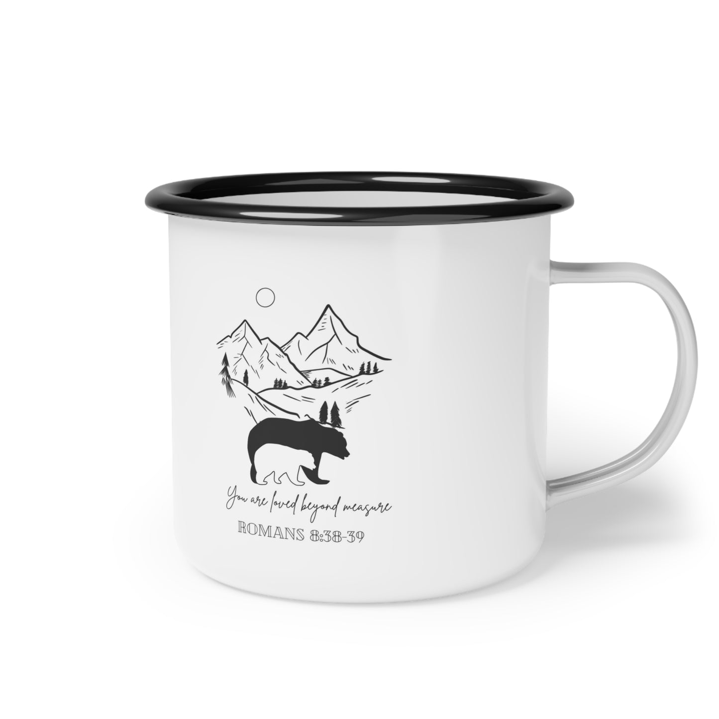 Floral Enamel Camp Cup | Lightweight Outdoor Mug, Perfect for Camping, Hiking, Picnics, Gift for Nature Lovers, Summer Vibes