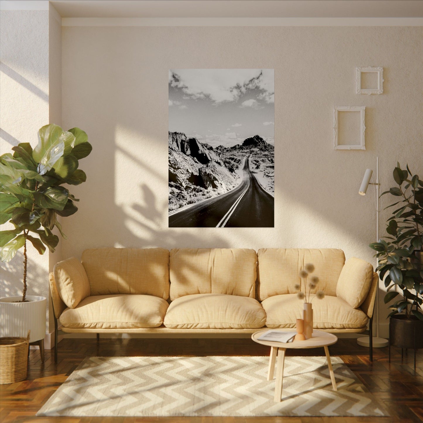 Adventure Awaits On The Open Road Textured Watercolor Matte Posters