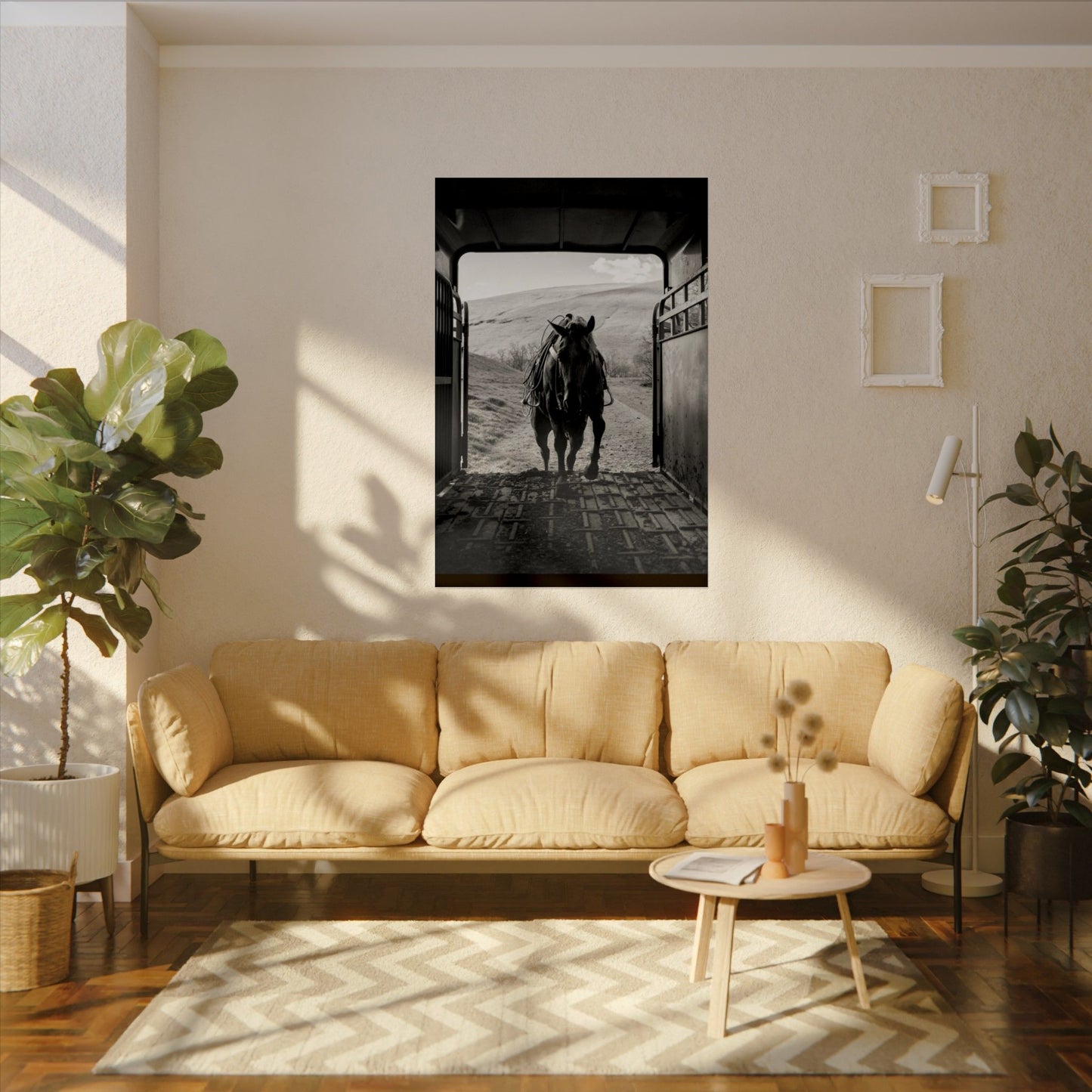 Leathered & Loaded – Western Textured Watercolor Matte Posters