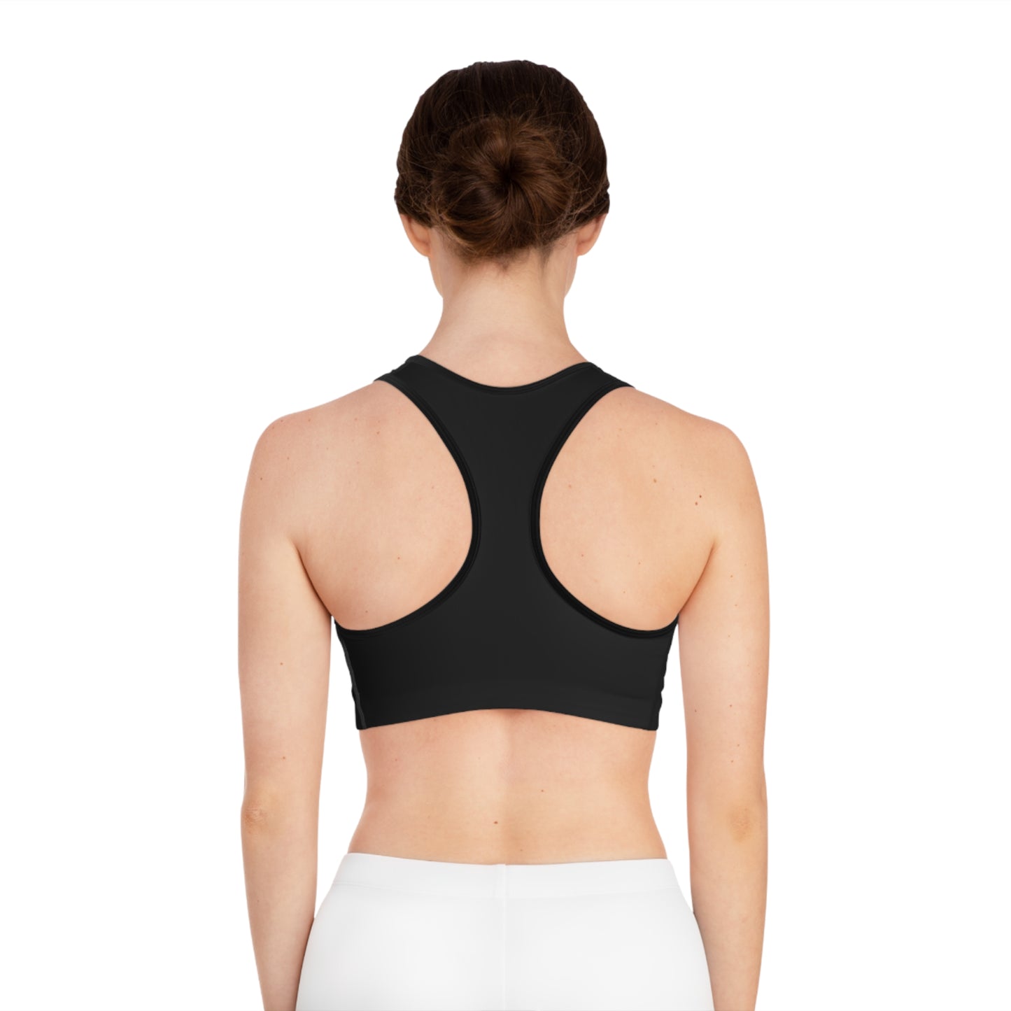 Arrow Ridge Black Stylish Sports Bra for Active Women, Workout Top, Gym Essential, Fitness Apparel, Athleisure Wear, Yoga Gear