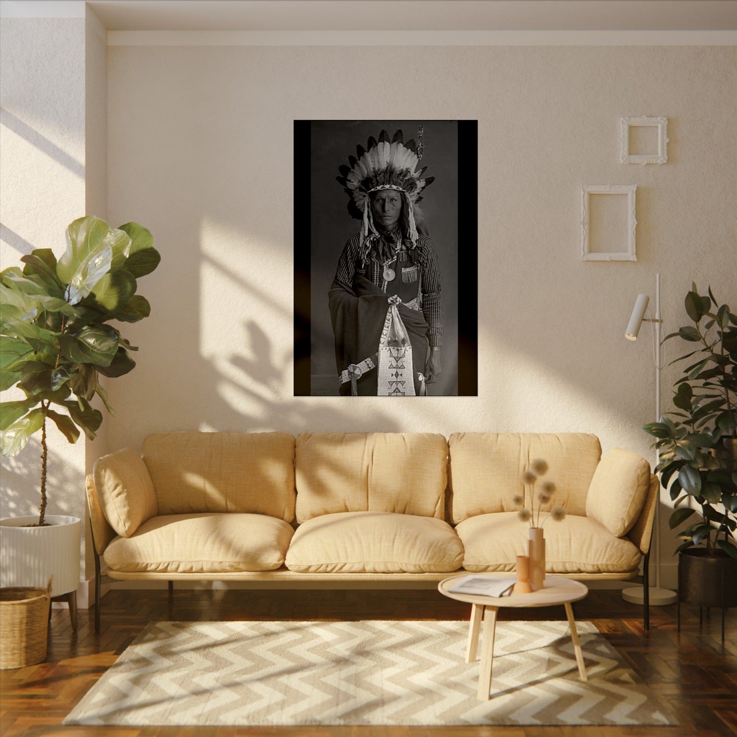 Still As The Wind Remembers – Western Textured Watercolor Matte Posters