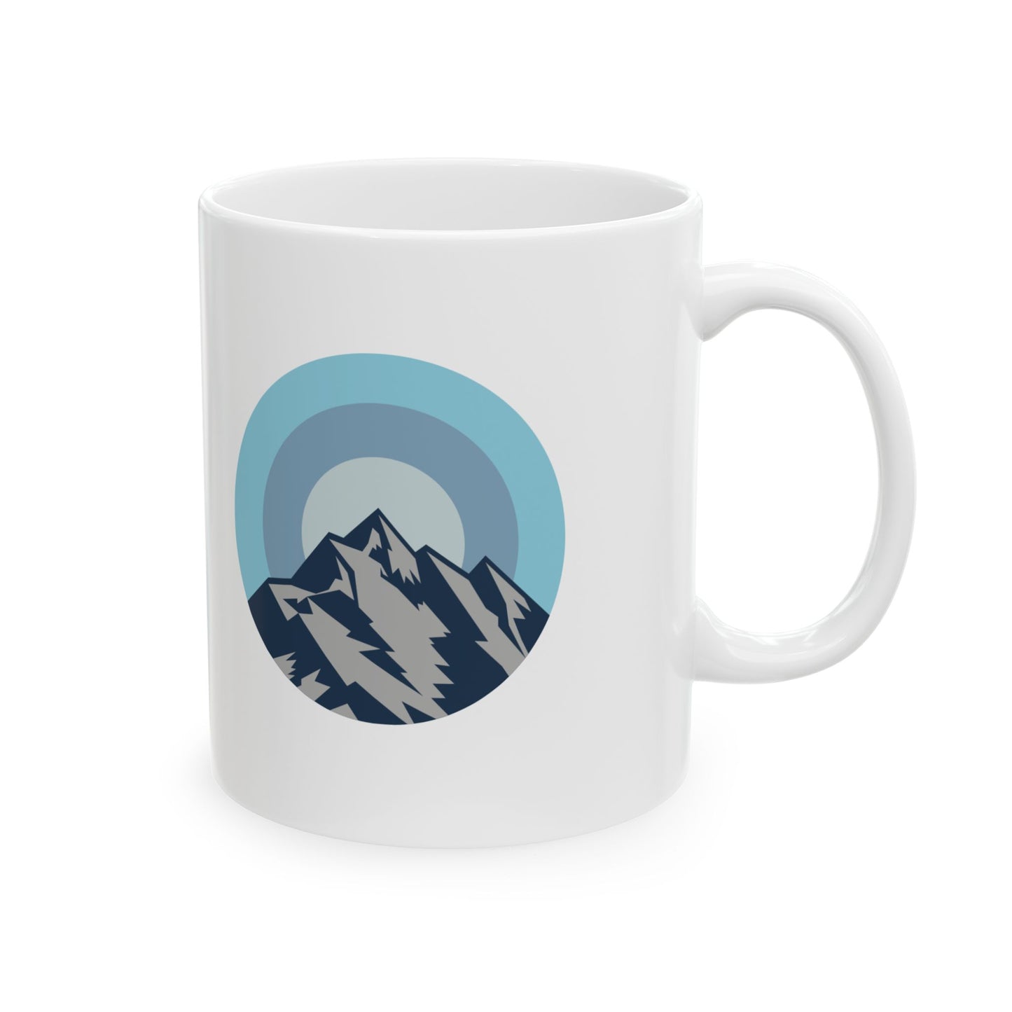 Mountain Adventure Ceramic Mug | Hiking Gift, Coffee Cup, Camping Mug, Nature Lover's Drinkware, Outdoor Enthusiast