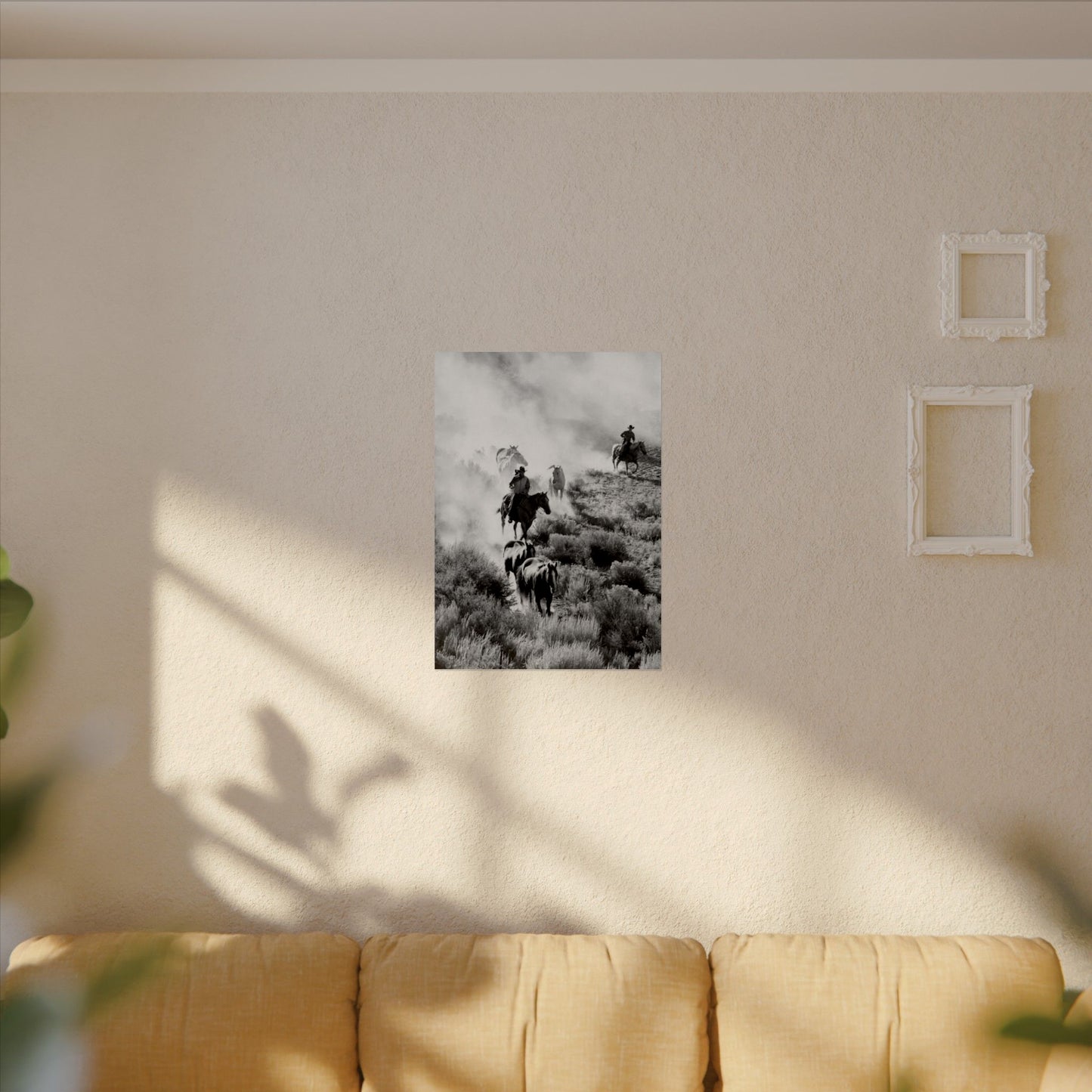 The Dusty Range – Western Textured Watercolor Matte Posters