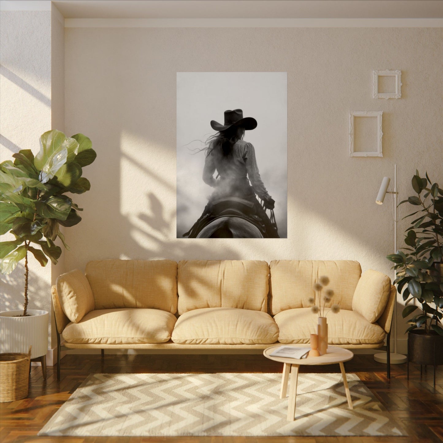 Whispers In The Dust– Western Textured Watercolor Matte Posters