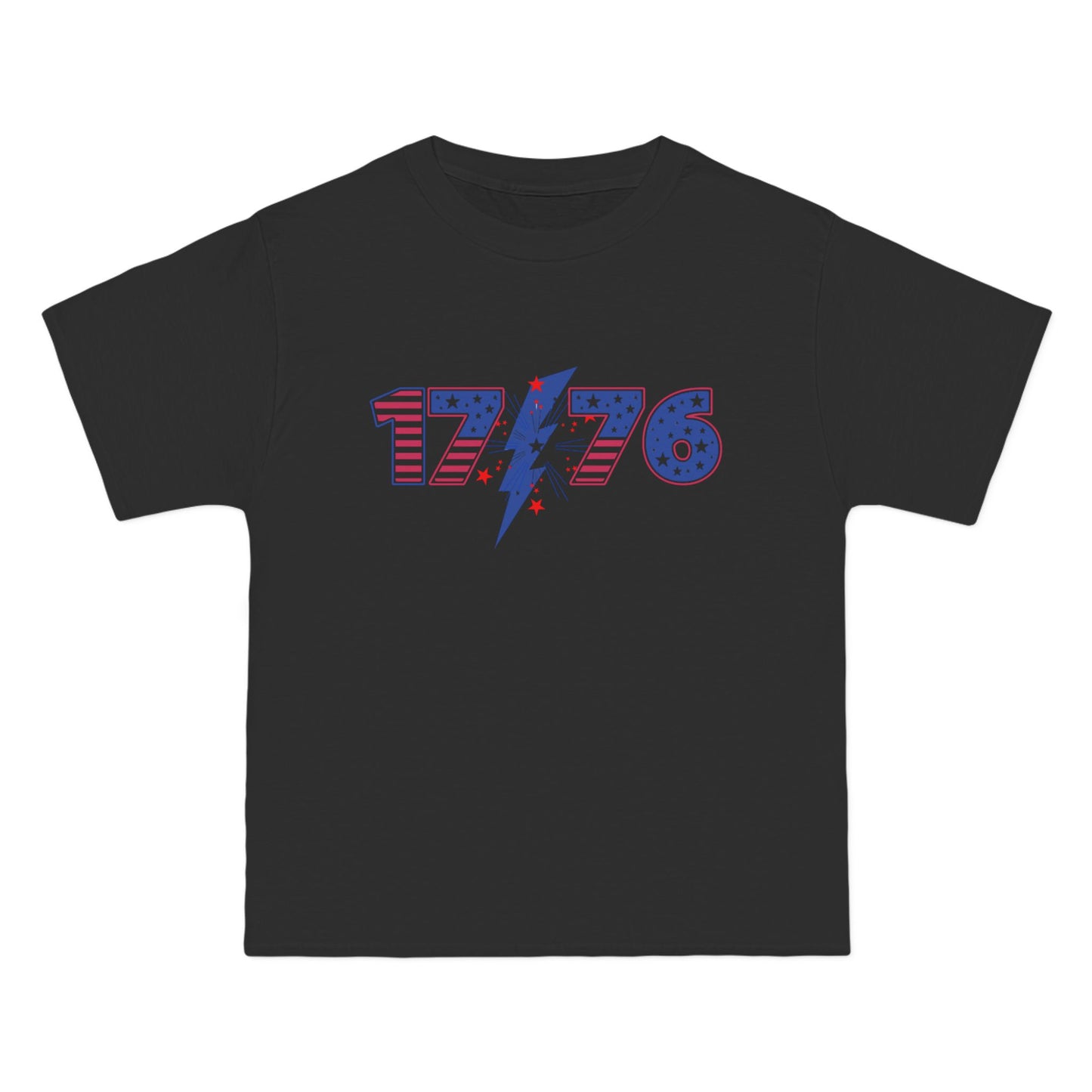 1776 Lightning Bolt Patriotic T-Shirt | America 1776 Design, Fourth of July Shirt, Independence Day Tee, Memorial Day Top, Gift for Veterans