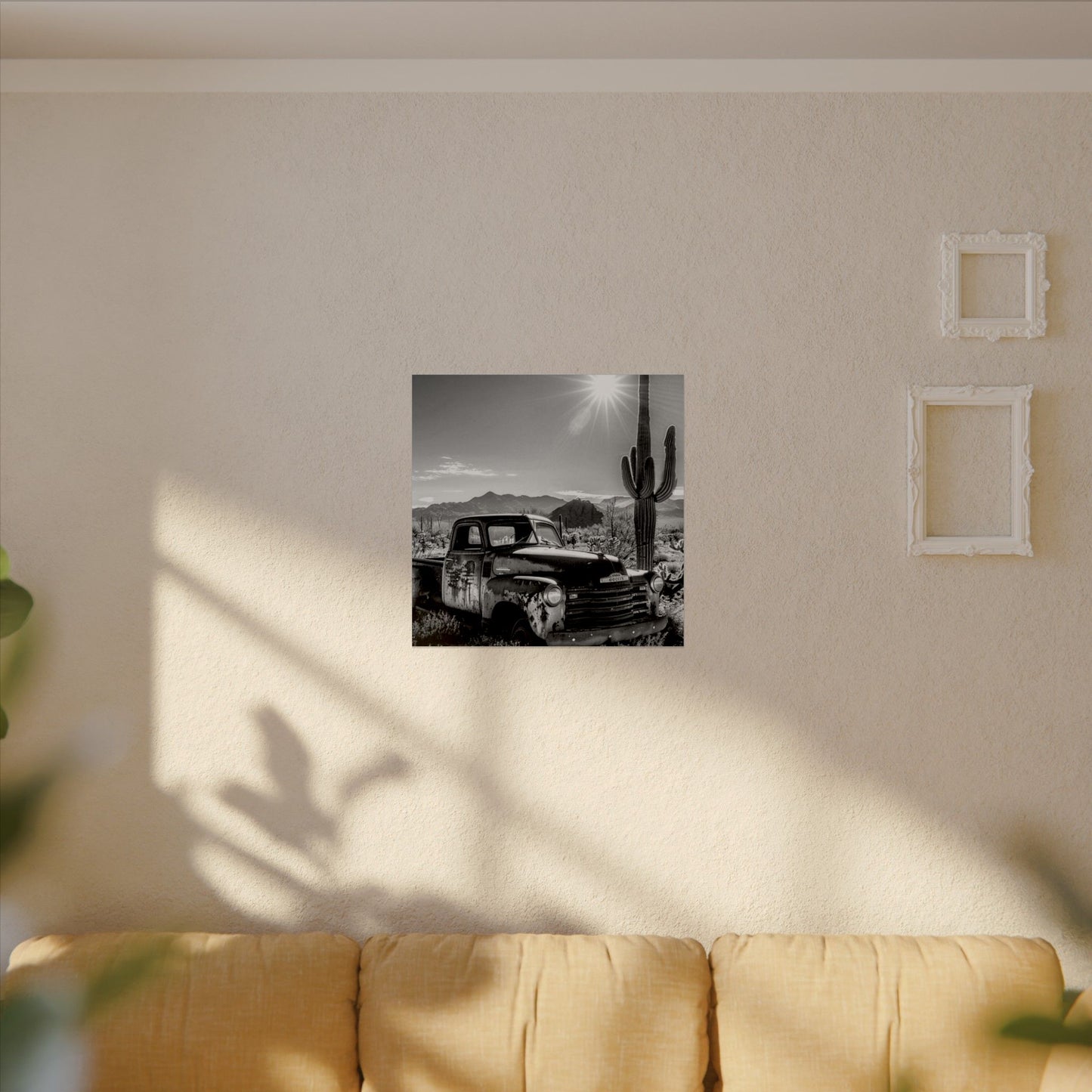 Deserted Wasteland – Western Textured Watercolor Matte Posters