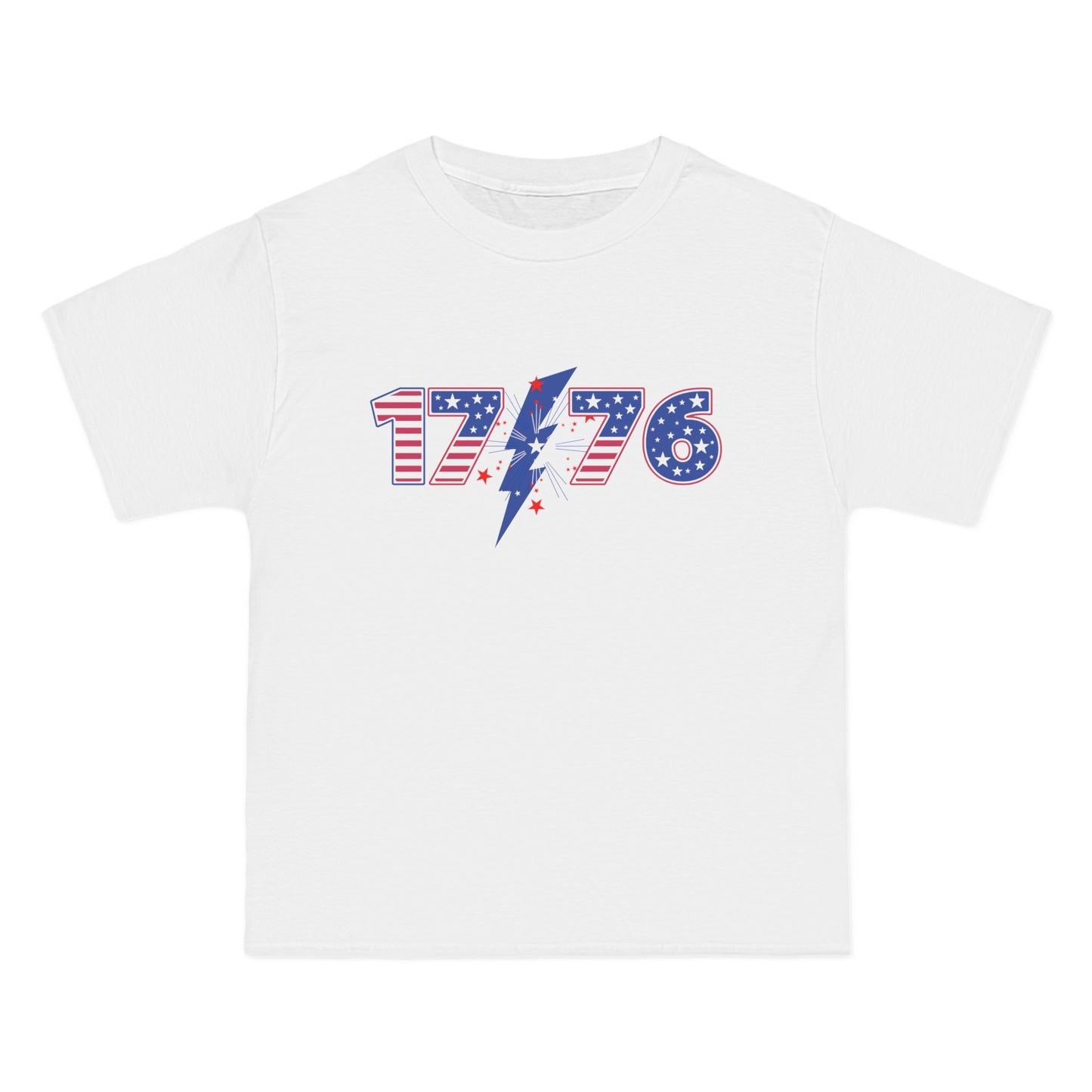1776 Lightning Bolt Patriotic T-Shirt | America 1776 Design, Fourth of July Shirt, Independence Day Tee, Memorial Day Top, Gift for Veterans