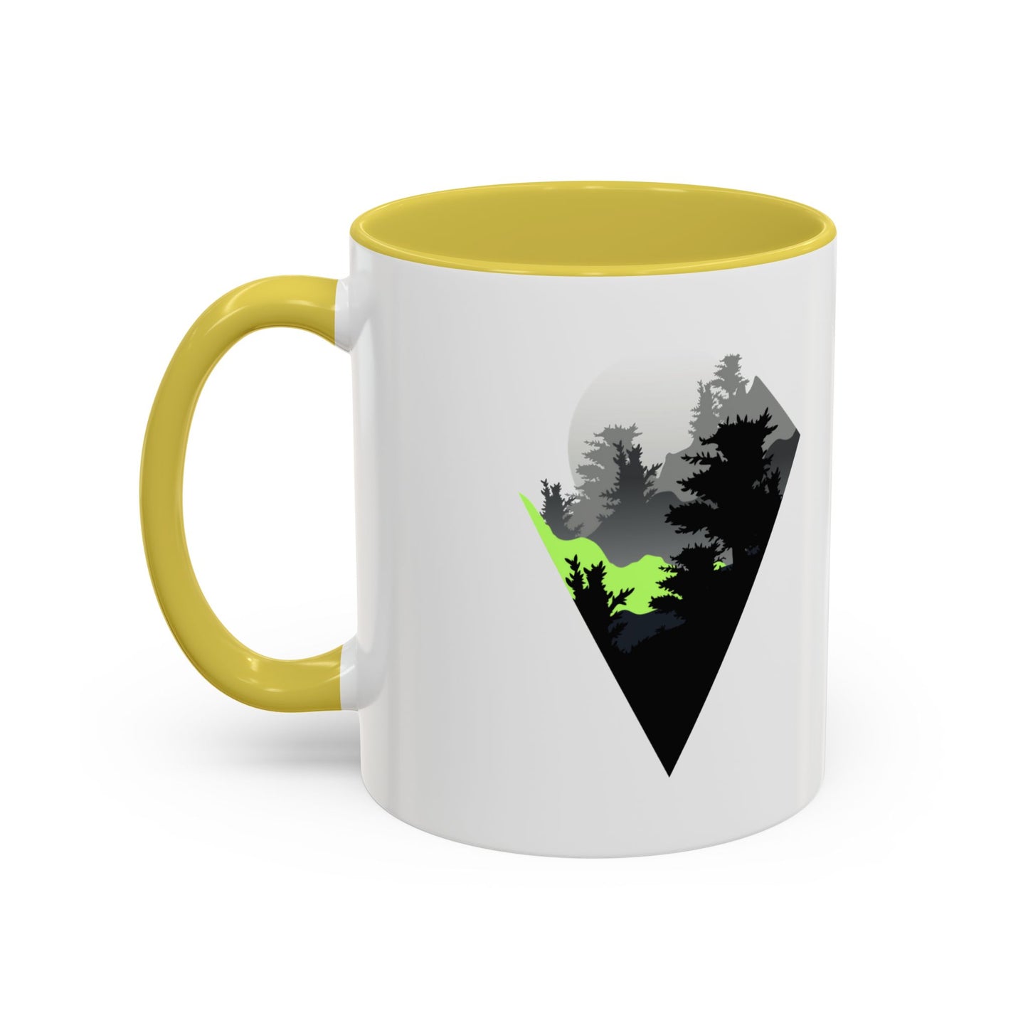 Sleek Forest Mug: Nature-Inspired Coffee Cup, Perfect for Outdoor Lovers, Gift for Nature Enthusiasts, Eco-Friendly Present