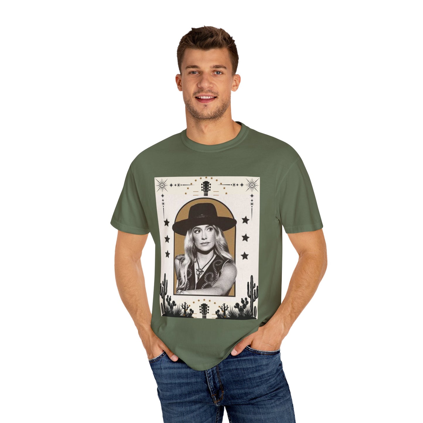 Desert Vibes Graphic Lainey T-Shirt, Boho Style Tee, Music Lover Shirt, Unisex Vintage Tee, Perfect Gift for Festivals & Concerts