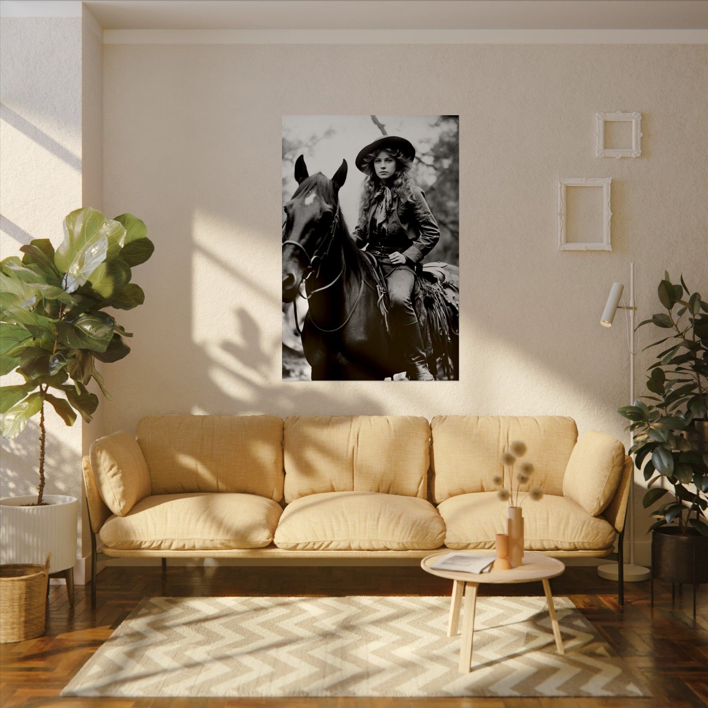 Legacy In Leather & Stone– Western Textured Watercolor Matte Posters