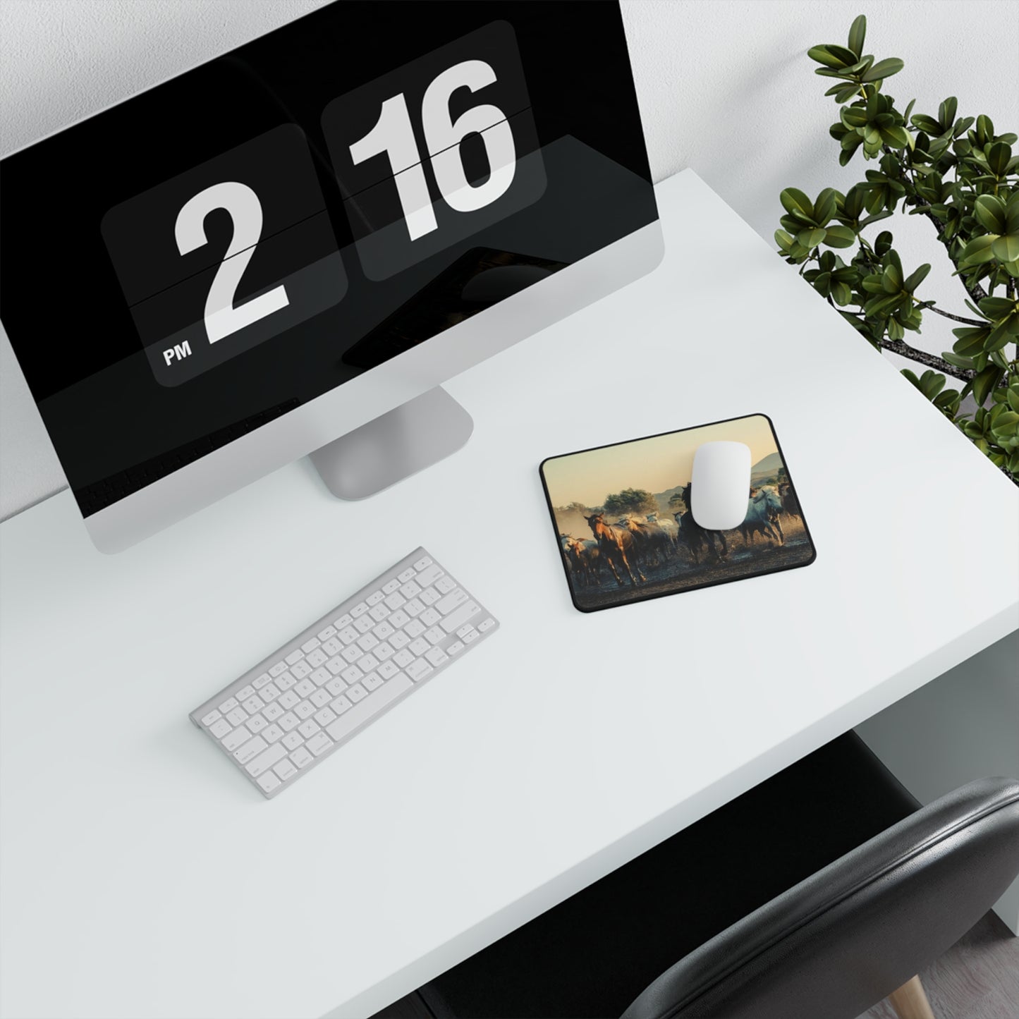 Wild Horse Non-Slip Gaming Mouse Pad, Computer Accessories, Gamer Gift, Desk Decor, Unique Mouse Mat, Animal Lover Gift