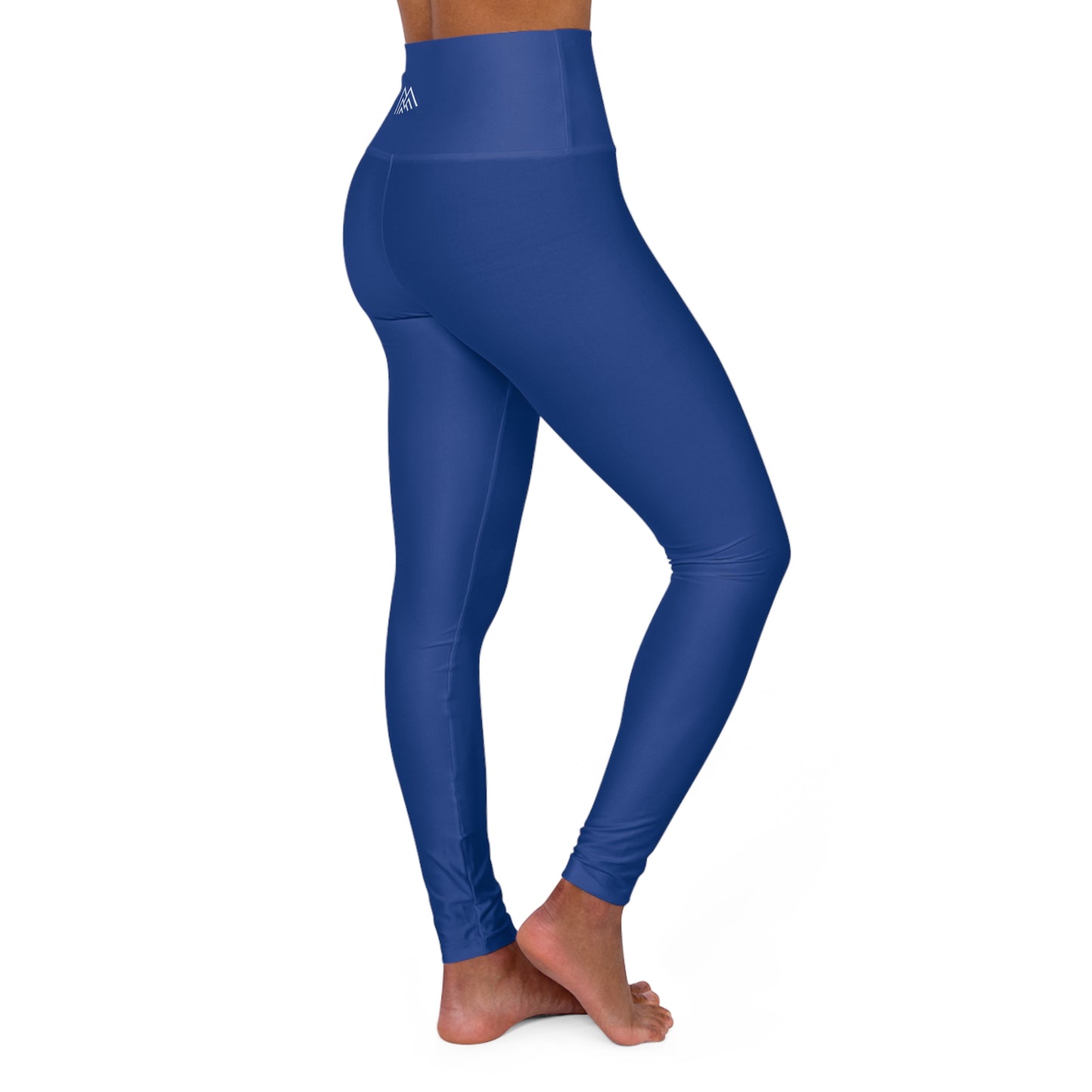Deep Blue Adventure Awaits High Waisted Yoga Leggings - Purple, Comfortable Activewear, Fitness Pants, Ideal for Gym, Yoga, and Weekend Brunch