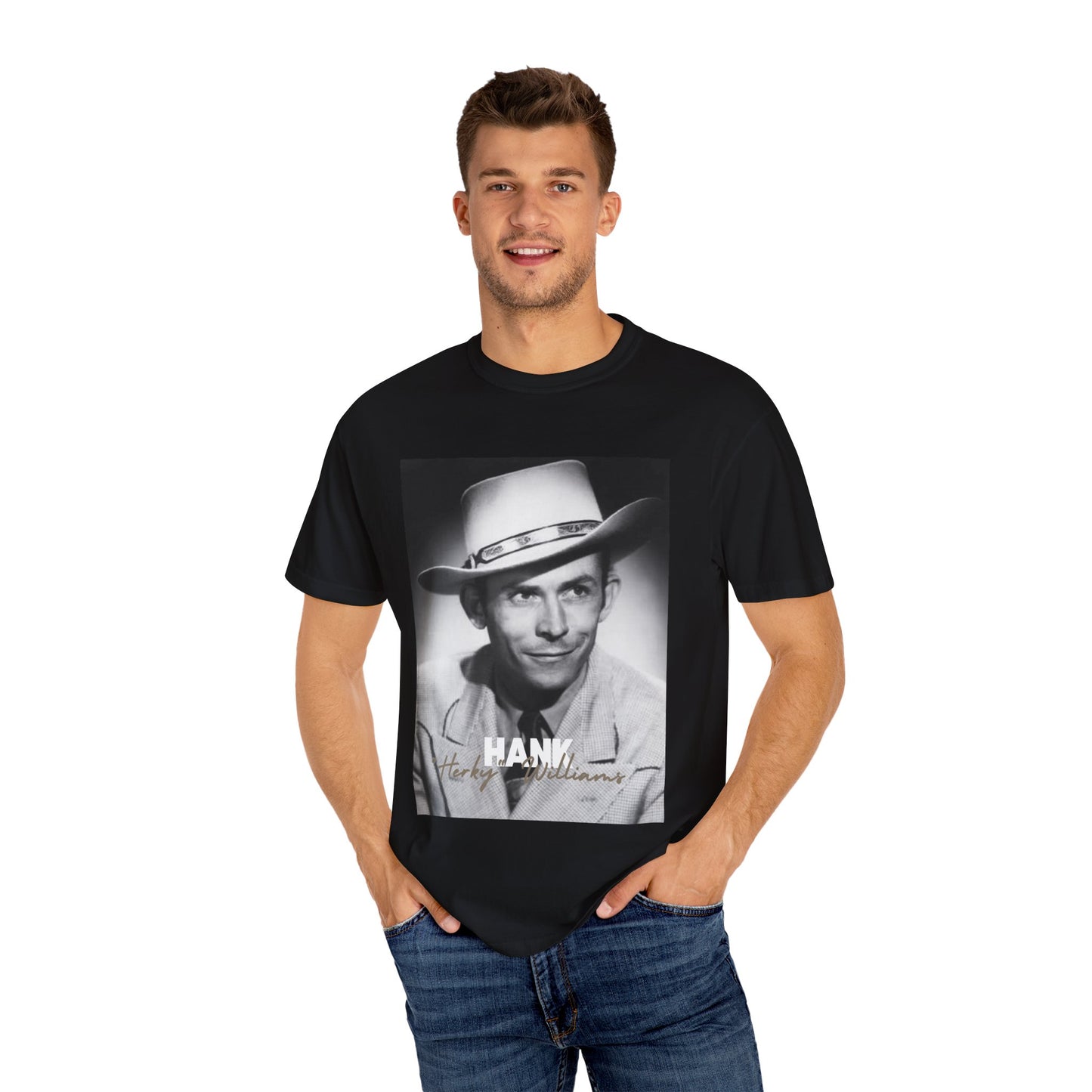 Vintage Hank Williams T-shirt, Unisex Country Music Tee, Retro Music Lover Gift, Music Memorabilia, Gift for Him/Her