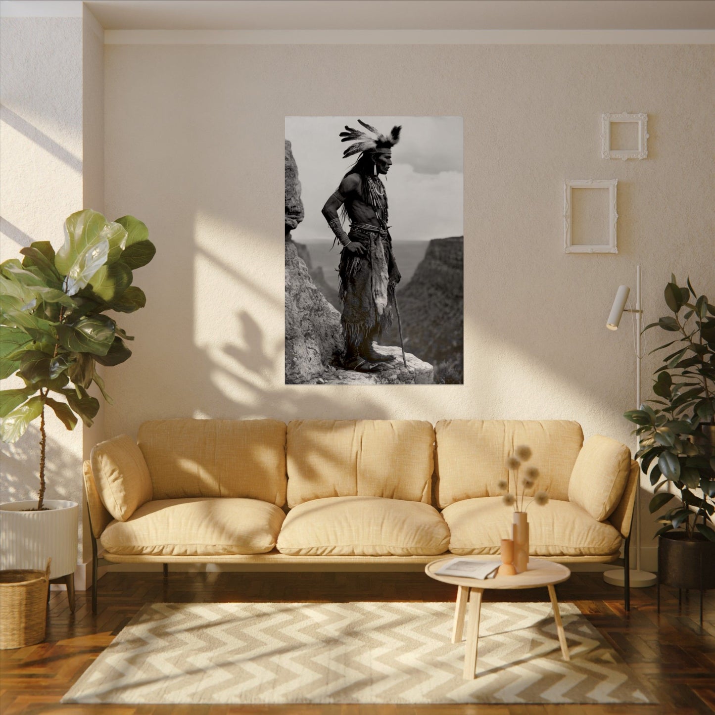 Sacred Horizons – Western Textured Watercolor Matte Posters