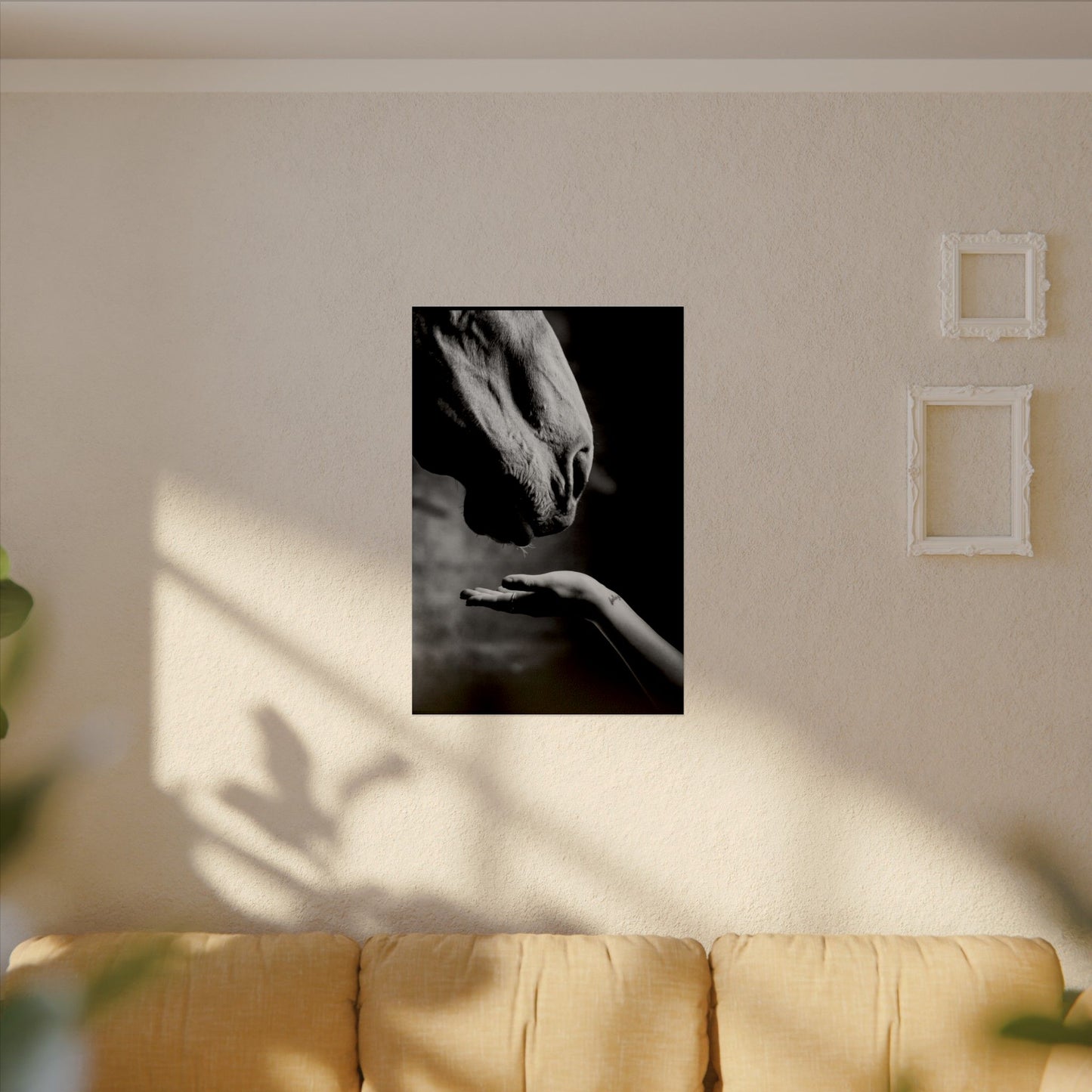 Whisper of Trust— The Unspoken Bond Textured Watercolor Matte Posters