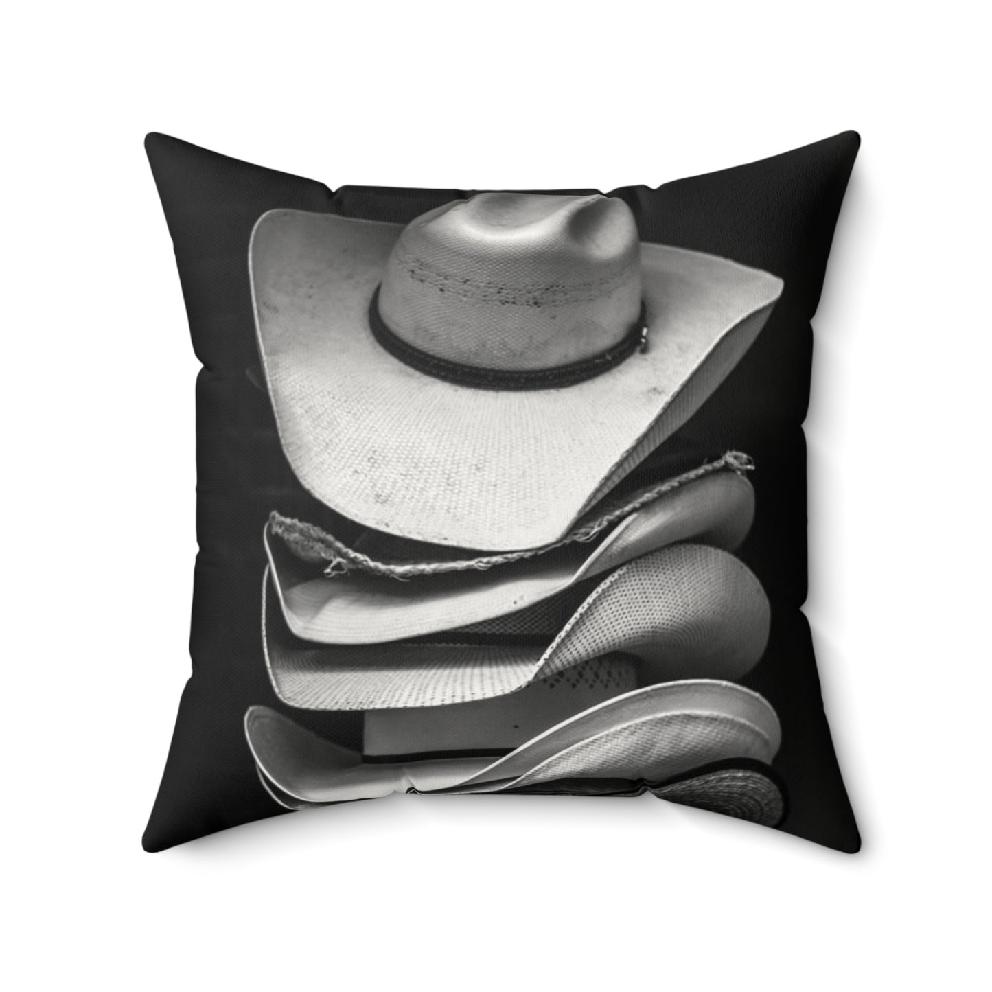 2 In 1 Cowboy Hat & Field Faux Suede Pillow, Cozy Home Decor, Motivational Cushion, Bohemian Bedroom Accessory, Unique Gift Idea, Stay Wild