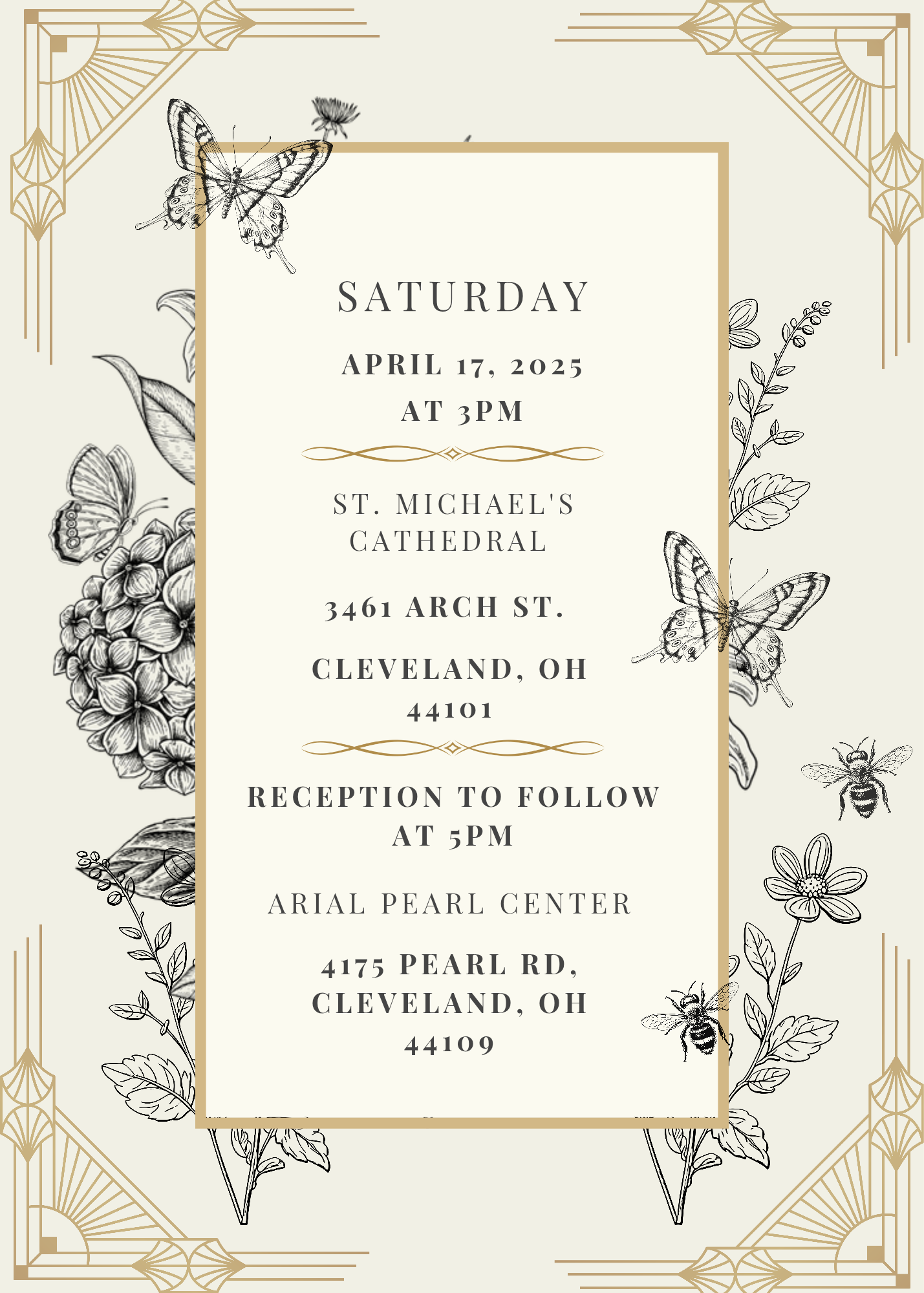 Nature Wedding Invitation – The Kylie & Anthony