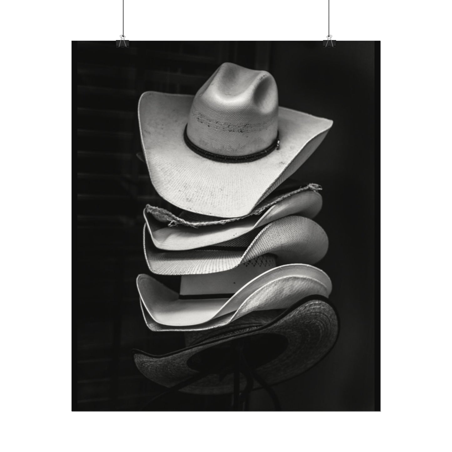 I Tip My Hat To The Keeper Of The Stars– Western Textured Watercolor Matte Posters