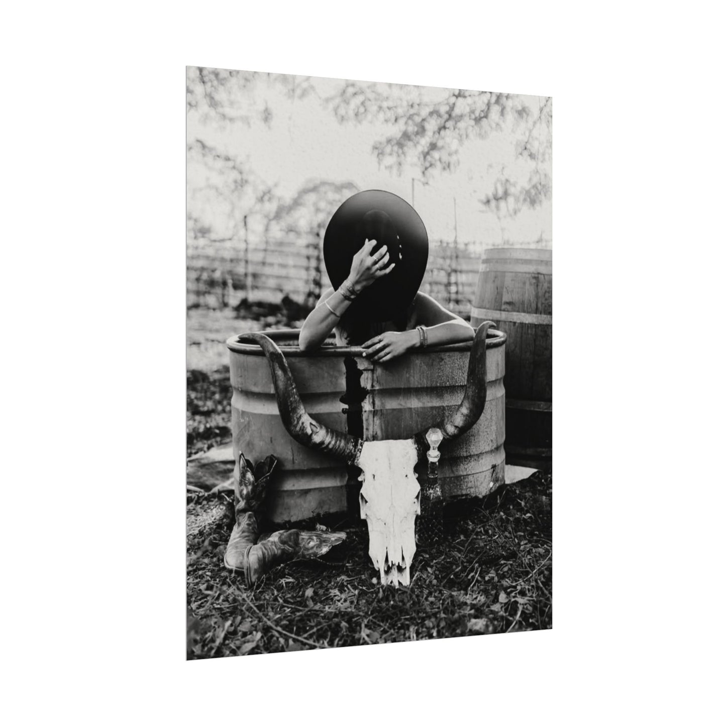 Unapologetically Wild – Western Textured Watercolor Matte Posters