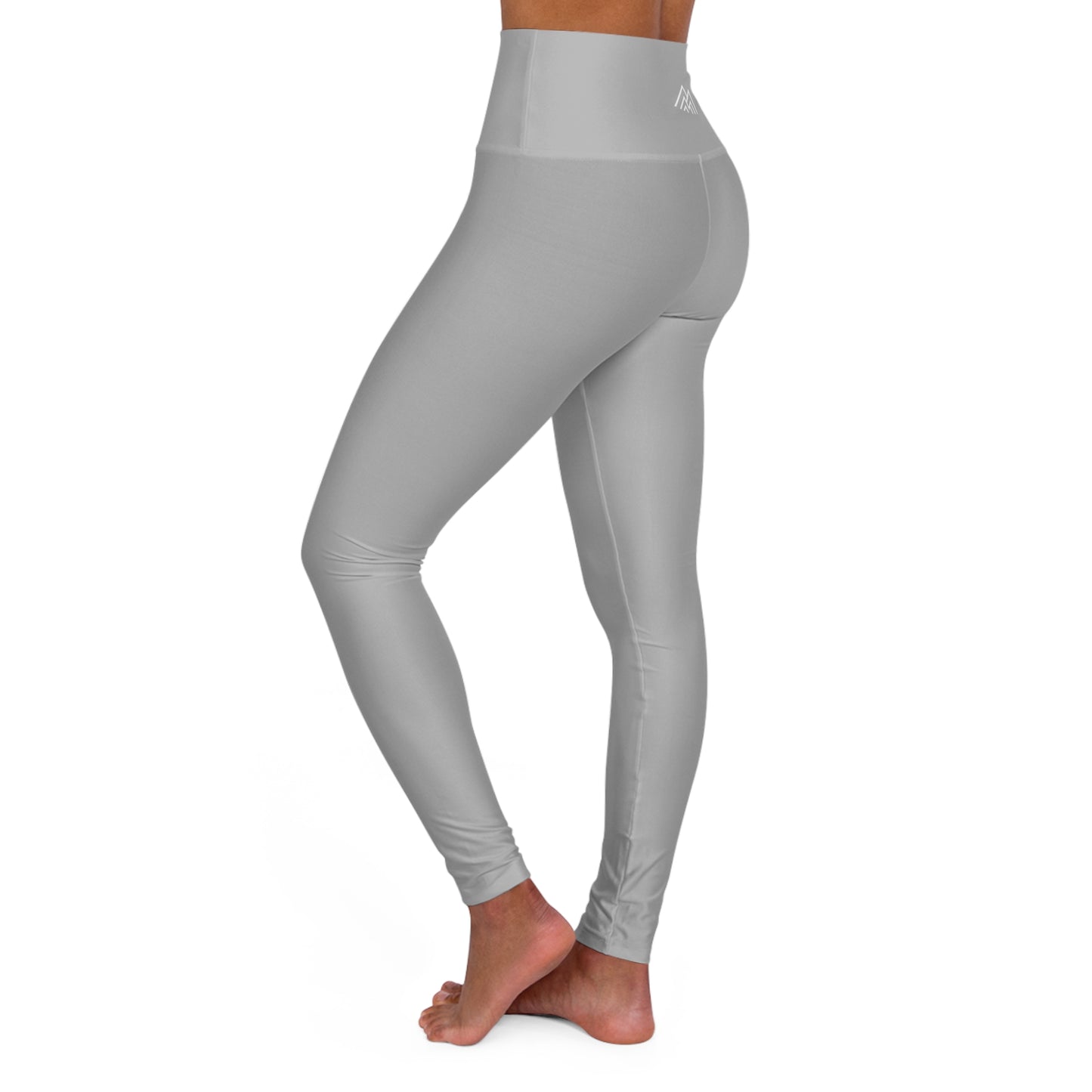 Light Gray Adventure Awaits High Waisted Yoga Leggings - Purple, Comfortable Activewear, Fitness Pants, Ideal for Gym, Yoga, and Weekend Brunch