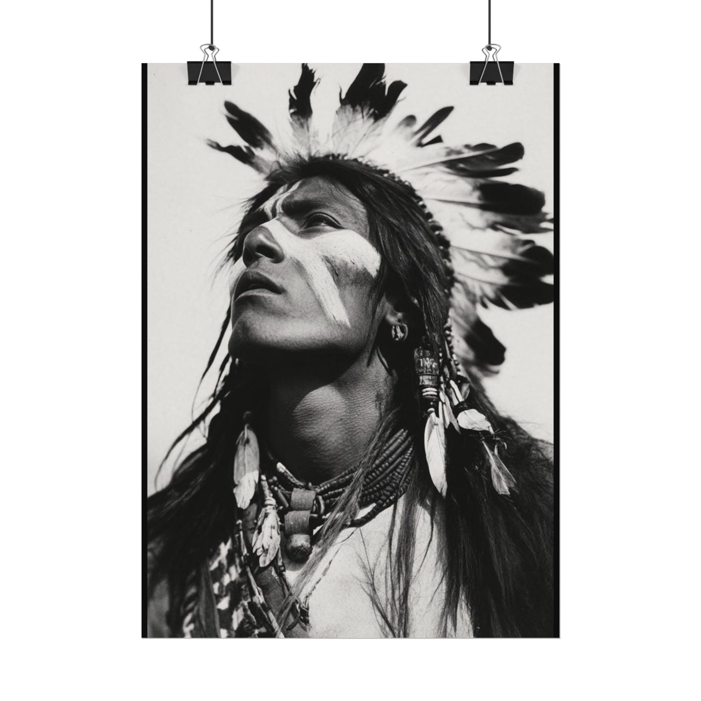 He Who Remembers – Western Textured Watercolor Matte Posters