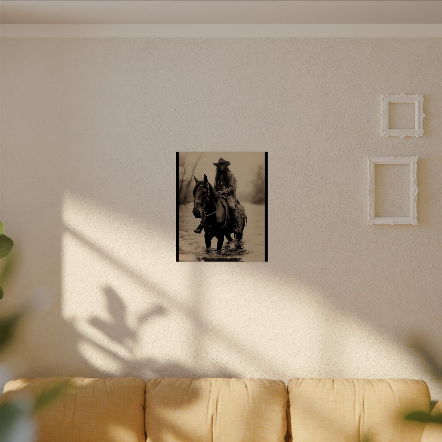 Ripples In Time – Western Textured Watercolor Matte Posters