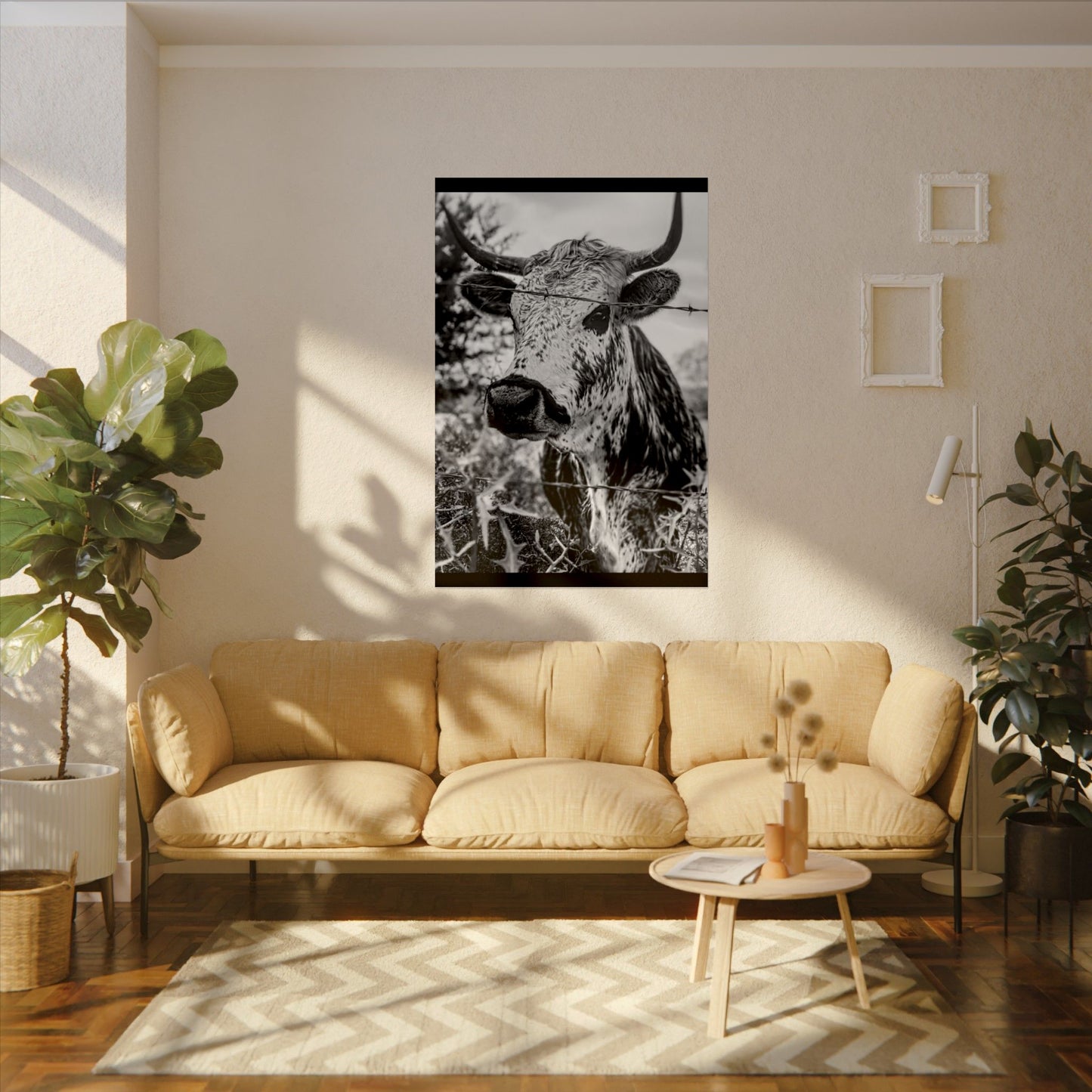 Barbed & Brave Western Textured Watercolor Matte Posters