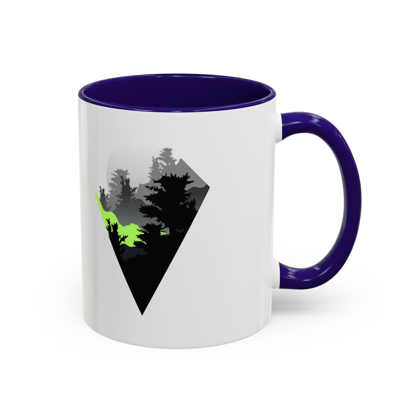 Sleek Forest Mug: Nature-Inspired Coffee Cup, Perfect for Outdoor Lovers, Gift for Nature Enthusiasts, Eco-Friendly Present