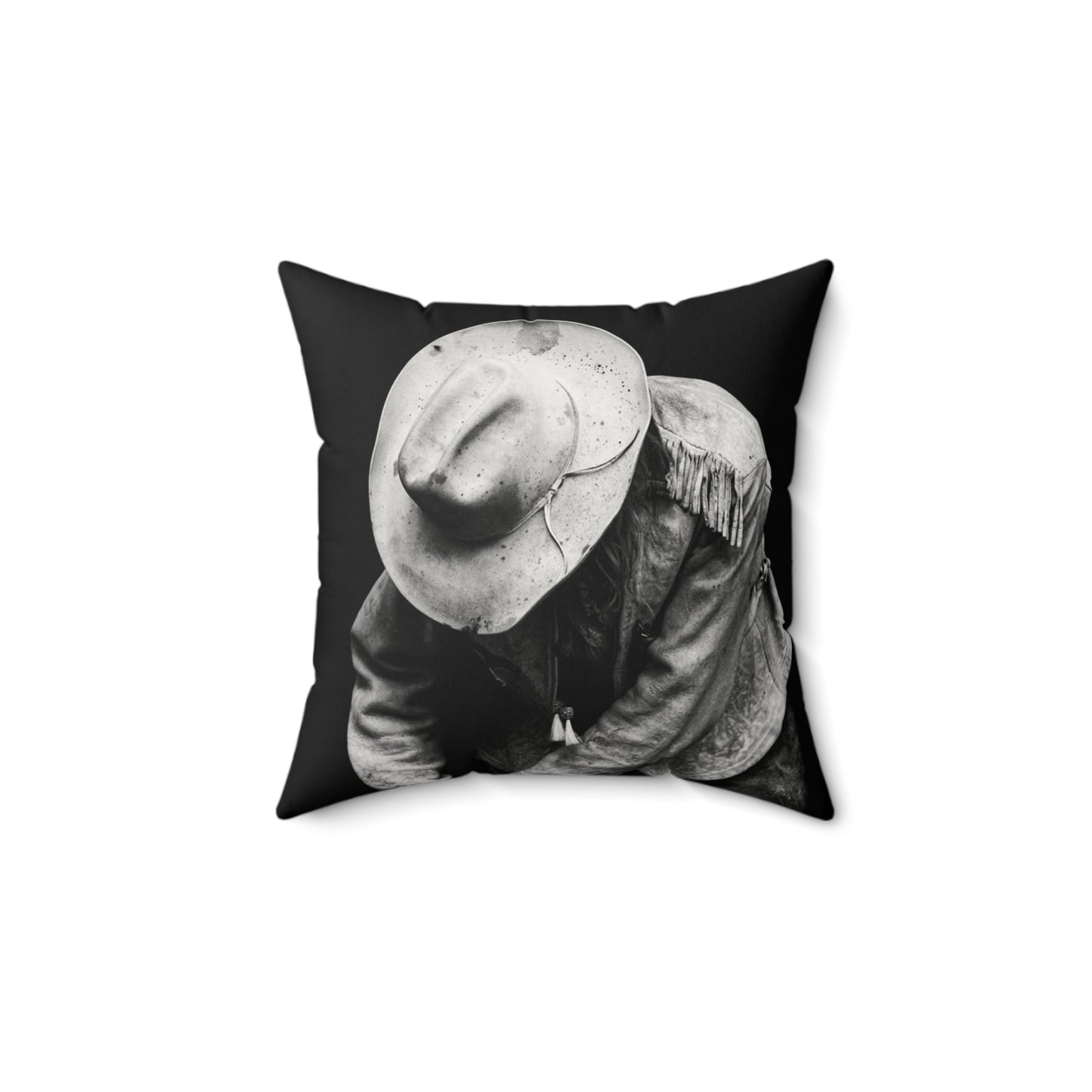 2 In 1 Cowboy Mix Up Faux Suede Pillow, Cozy Home Decor, Motivational Cushion, Bohemian Bedroom Accessory, Unique Gift Idea