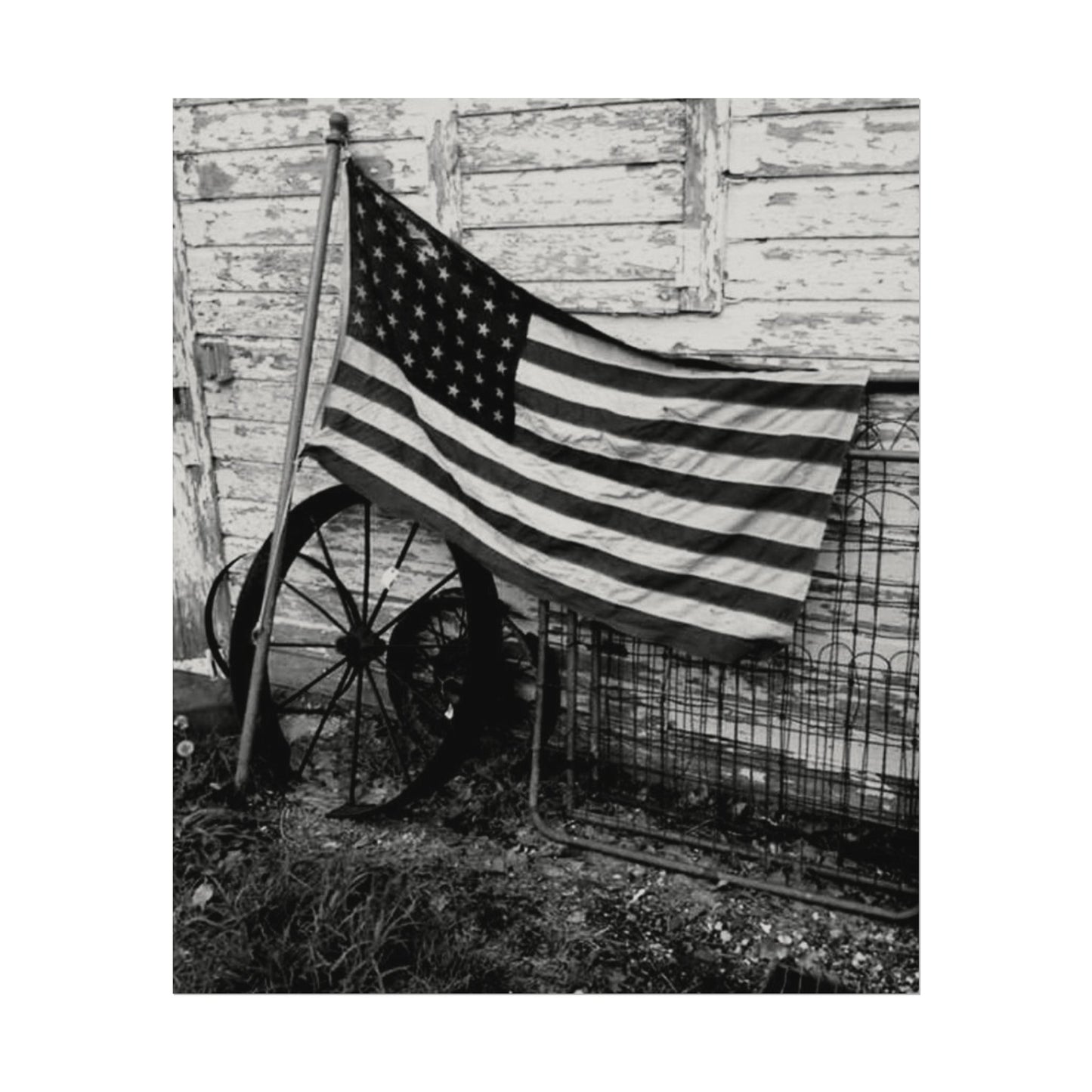 American Grit – Western Textured Watercolor Matte Posters