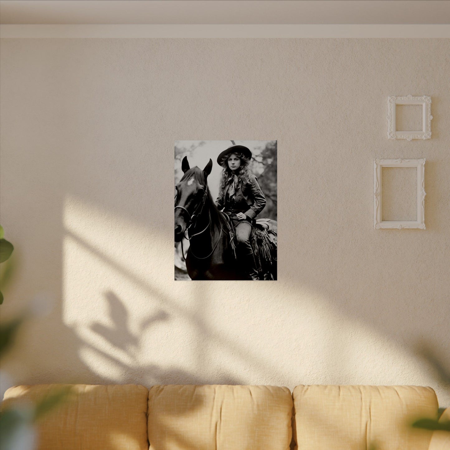 Legacy In Leather & Stone– Western Textured Watercolor Matte Posters