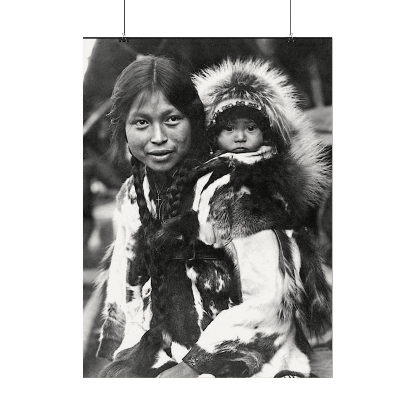 A Mother's Heart – Western Textured Watercolor Matte Posters