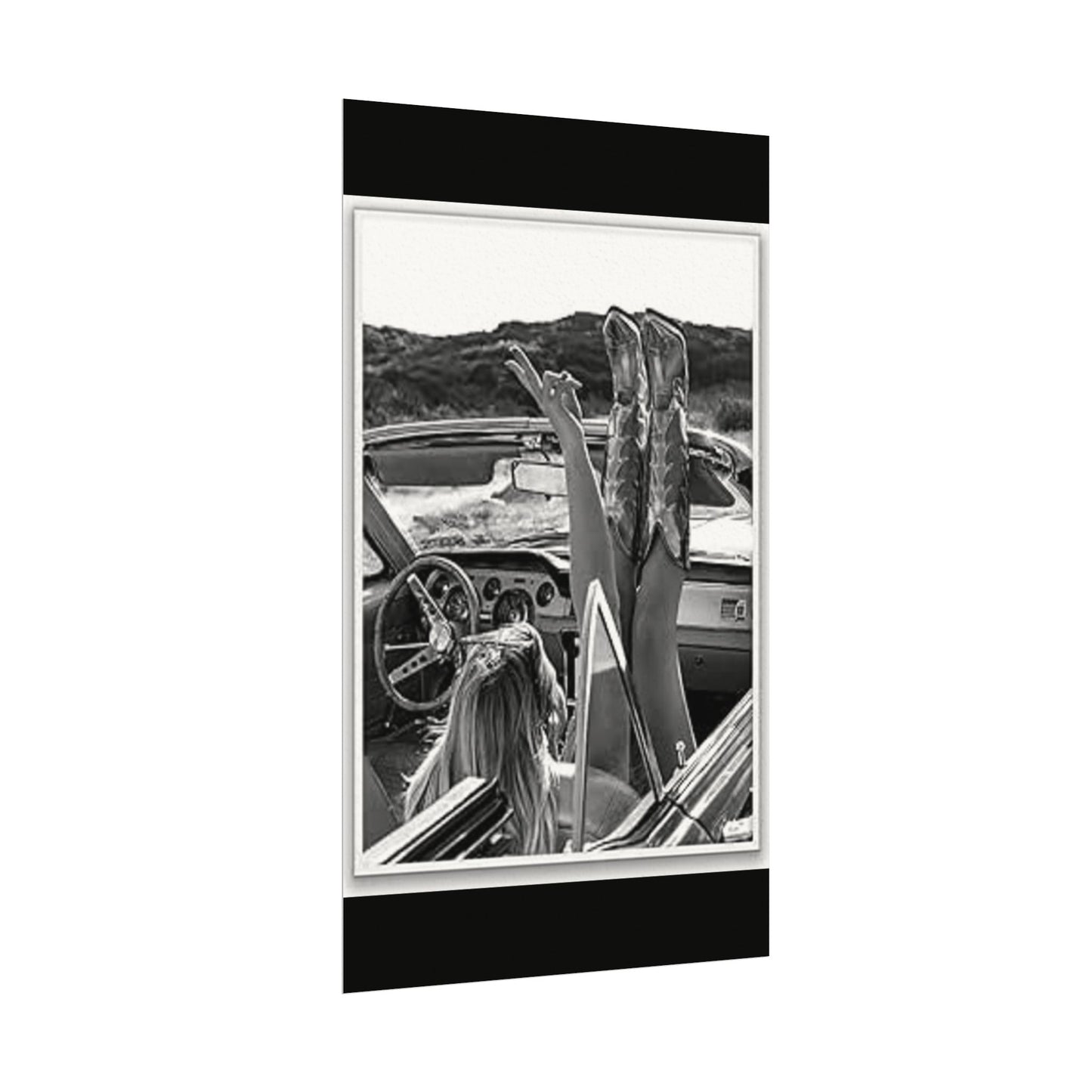 Wild At Heart – Western Textured Watercolor Matte Posters