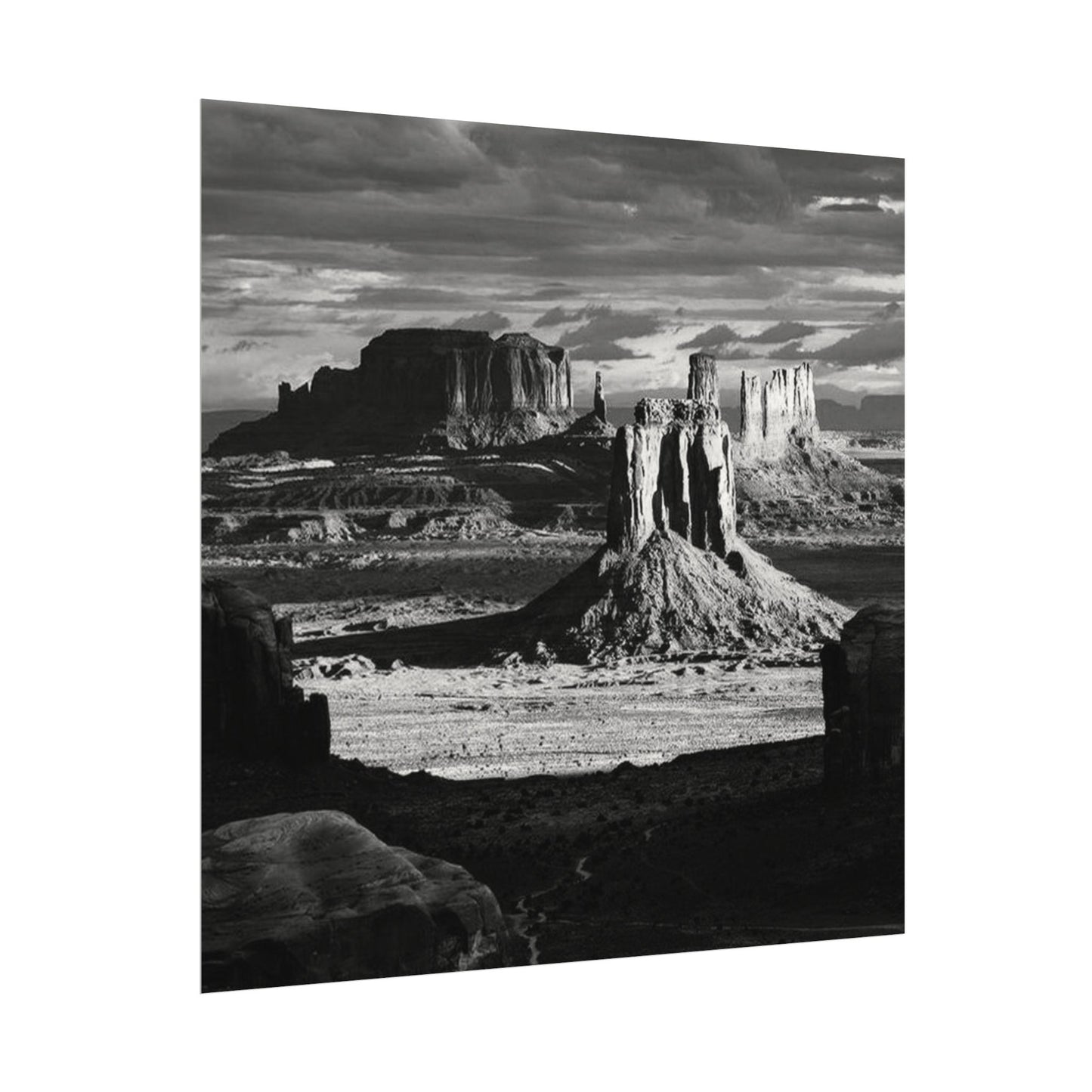 Vast Wonderland – Western Textured Watercolor Matte Posters