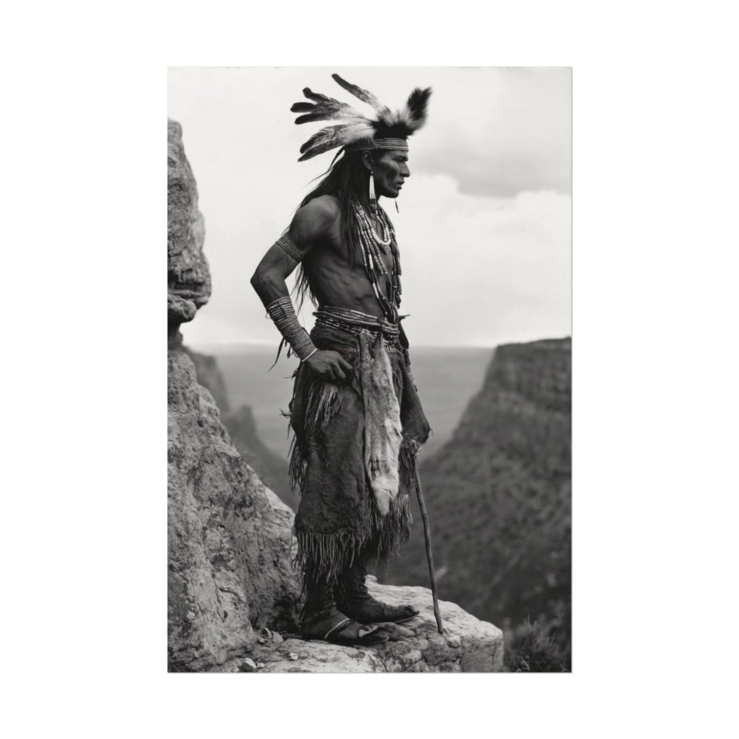 Sacred Horizons – Western Textured Watercolor Matte Posters