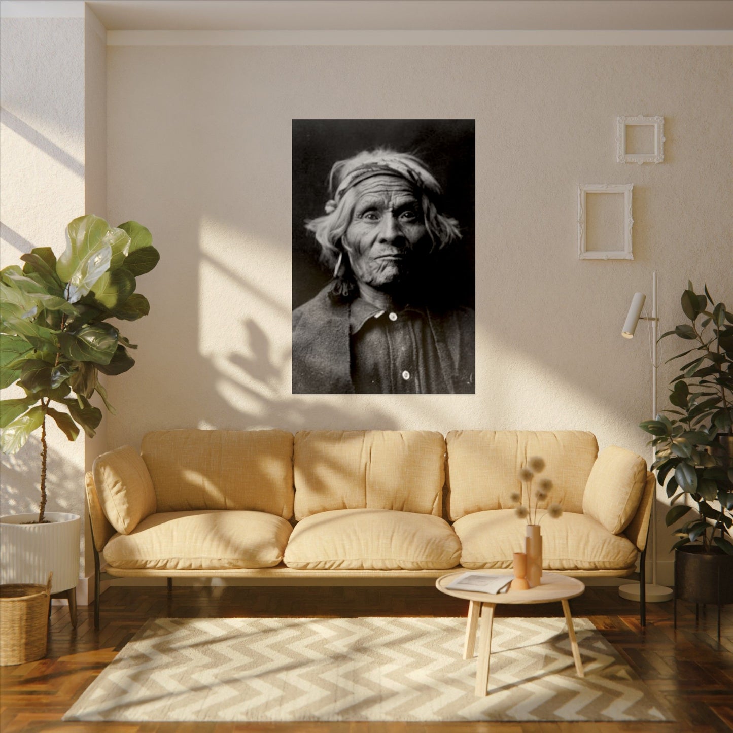 Iorn In His Silence – Western Textured Watercolor Matte Posters