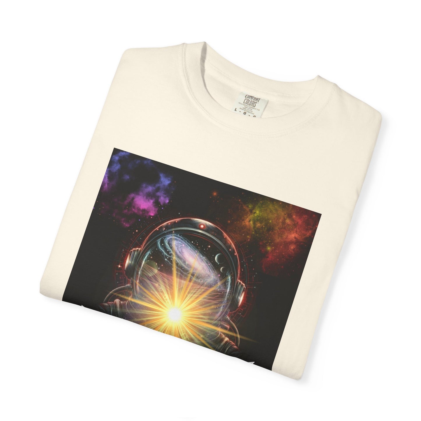 Cosmic Vibe T-Shirt: The Sky is Home Unisex Garment-Dyed Tee, Cute Graphic Shirt, Space Lover Gift, Casual Wear, Art Tee
