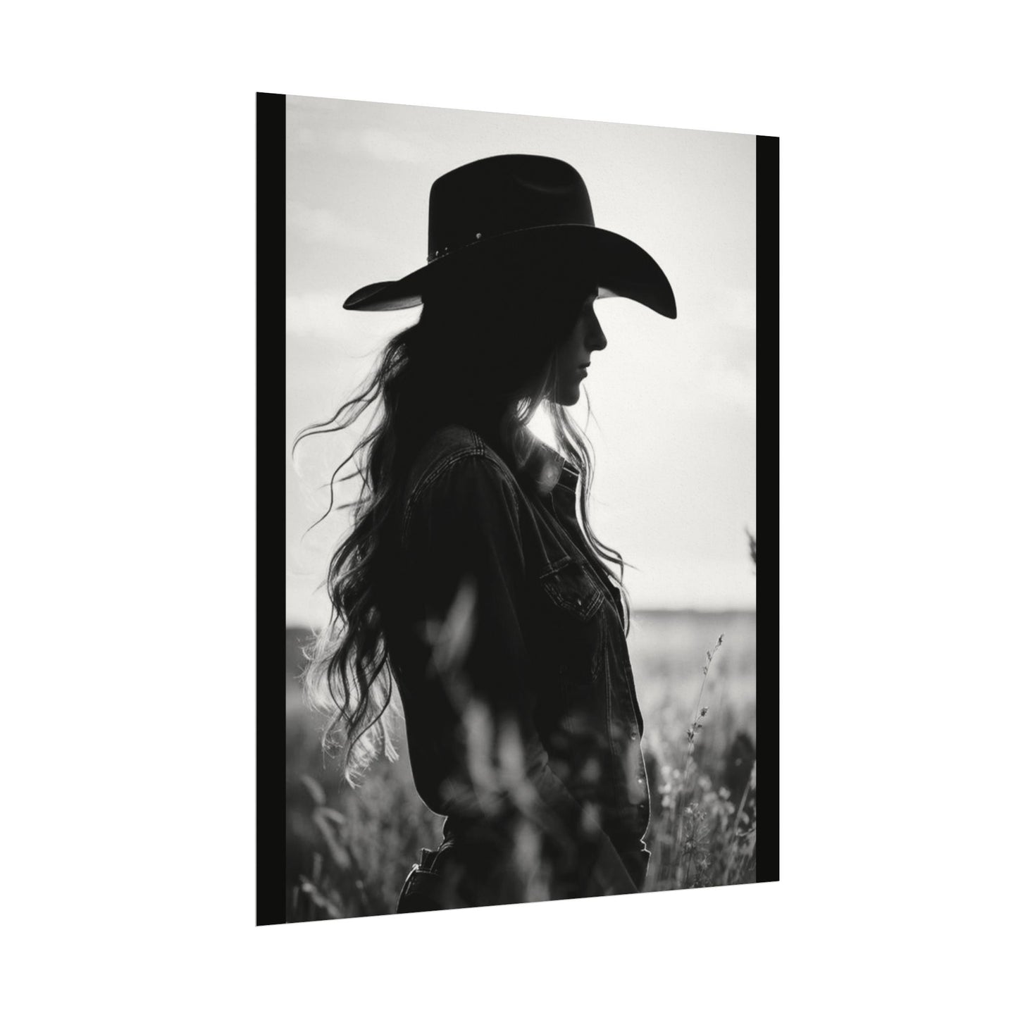 Grace Againest The Grain – Western Textured Watercolor Matte Posters