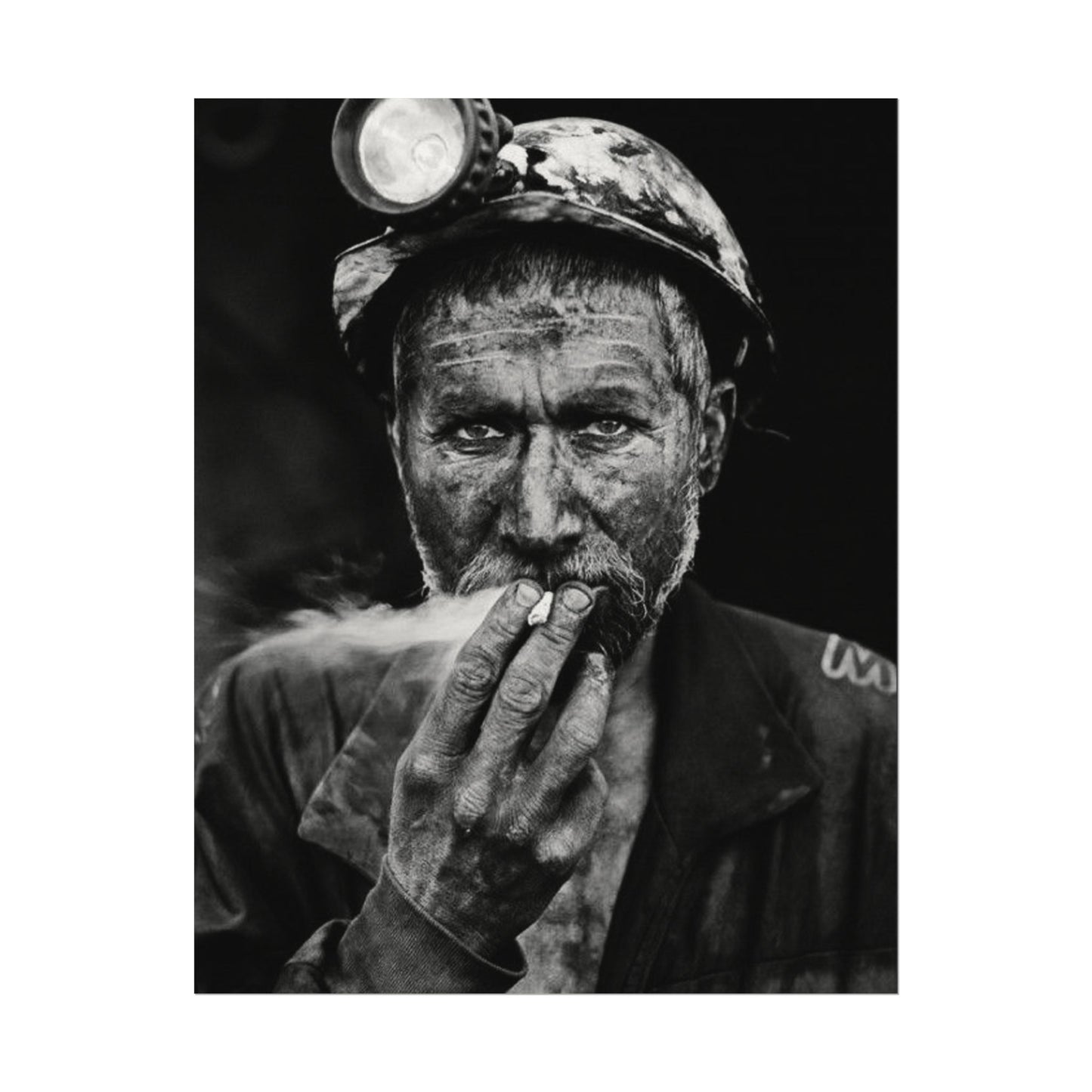 Fire & Coal – Western Textured Watercolor Matte Posters