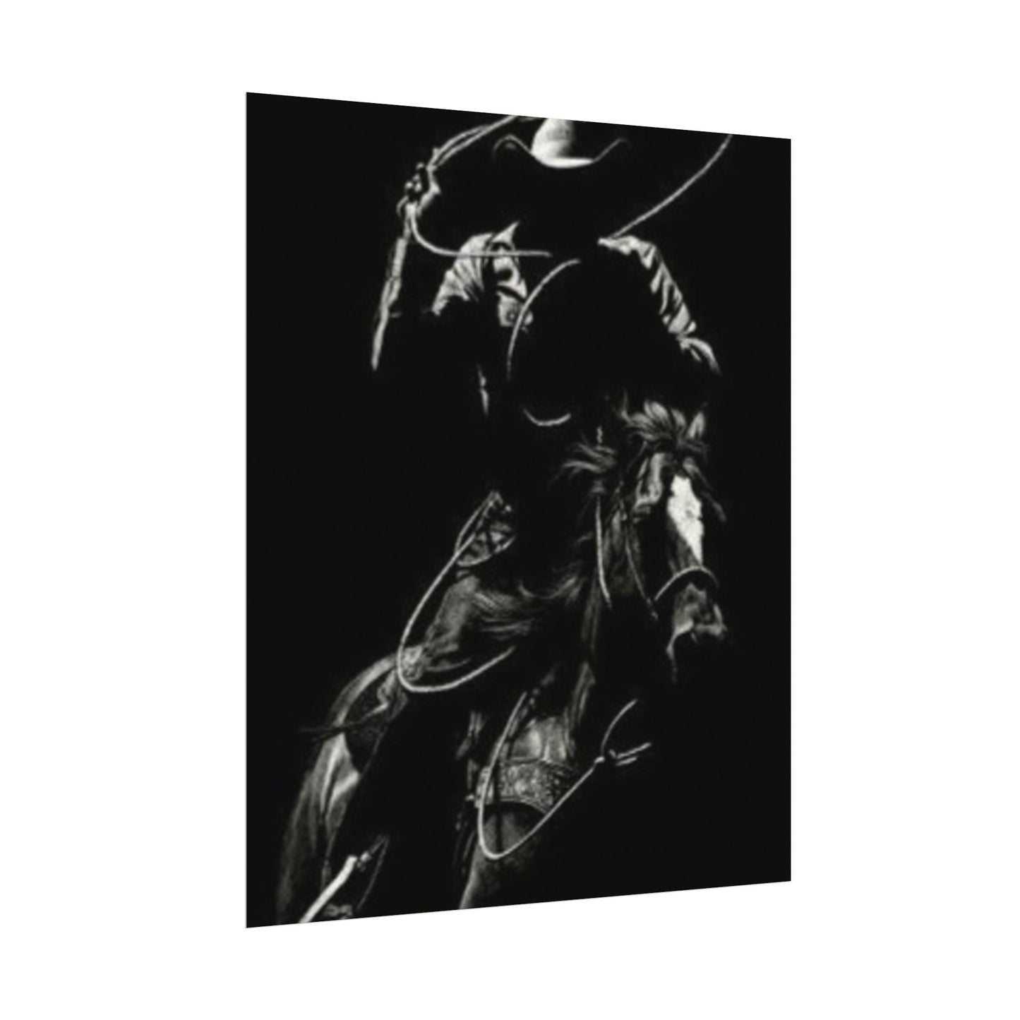 The Ropers Mark – Western Textured Watercolor Matte Posters