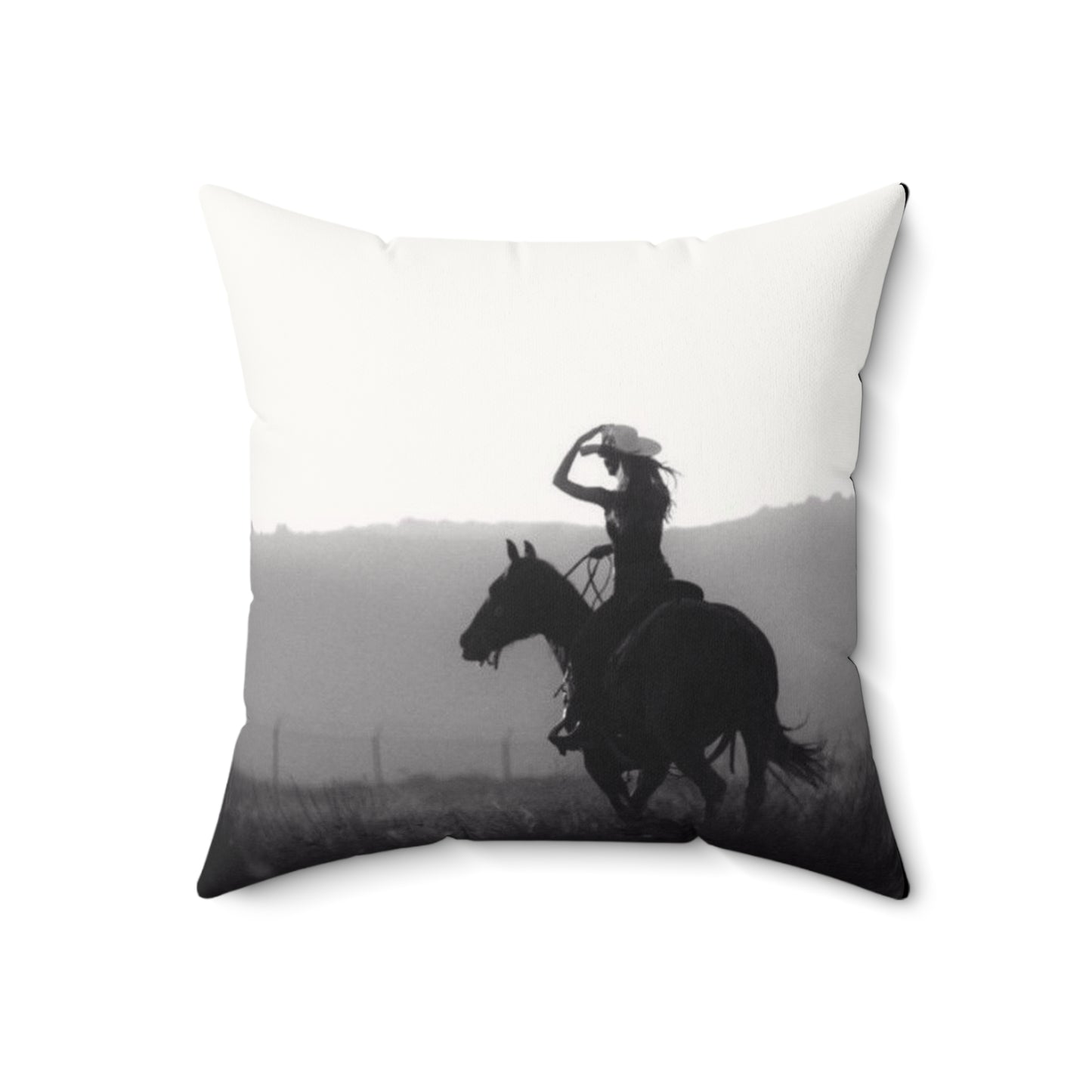 2 In 1 Cowboy & Cowgirl Faux Suede Pillow, Cozy Home Decor, Motivational Cushion, Bohemian Bedroom Accessory, Unique Gift Idea, Stay Wild